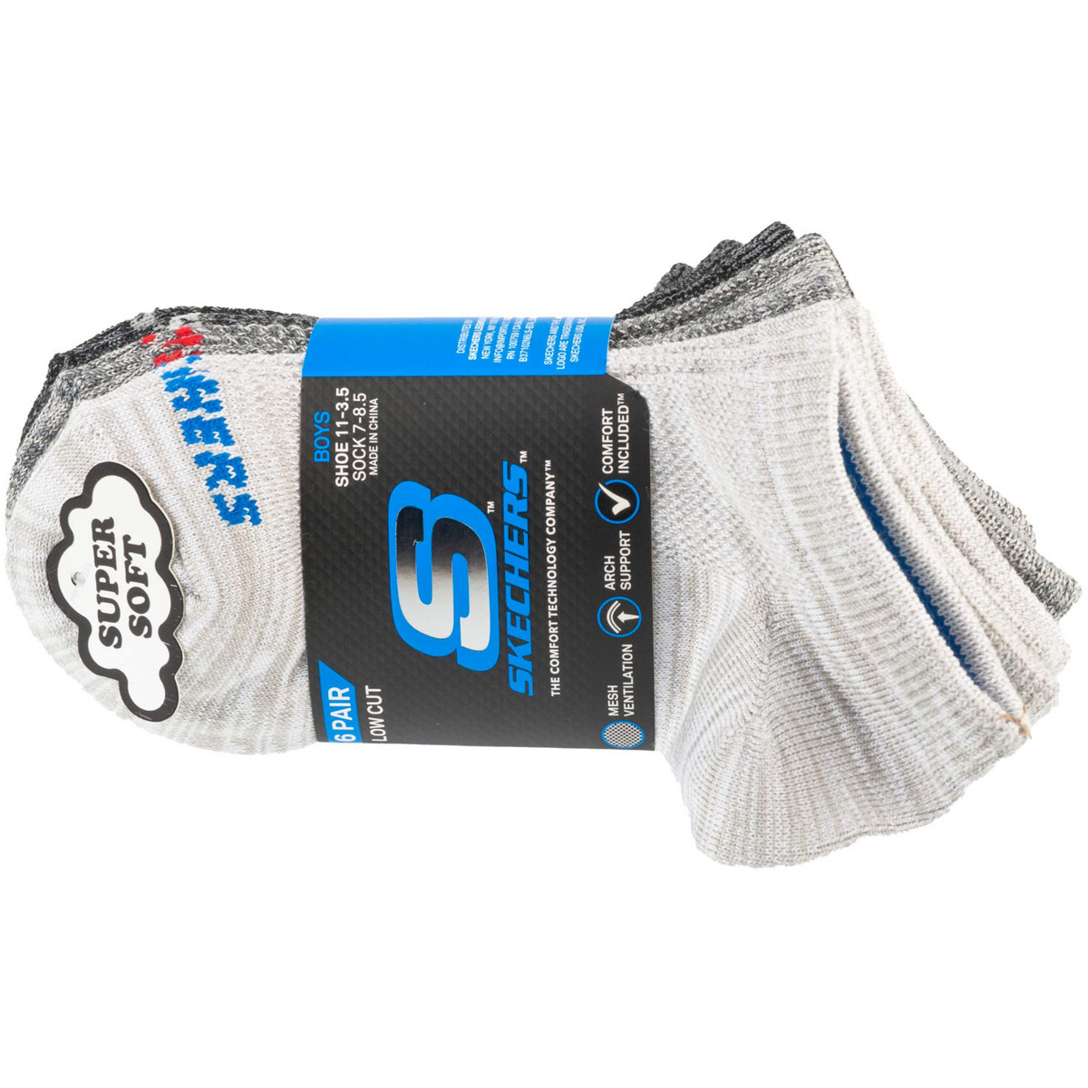 Αθλητικές κάλτσες Skechers 6pk Boys No Terry Socks