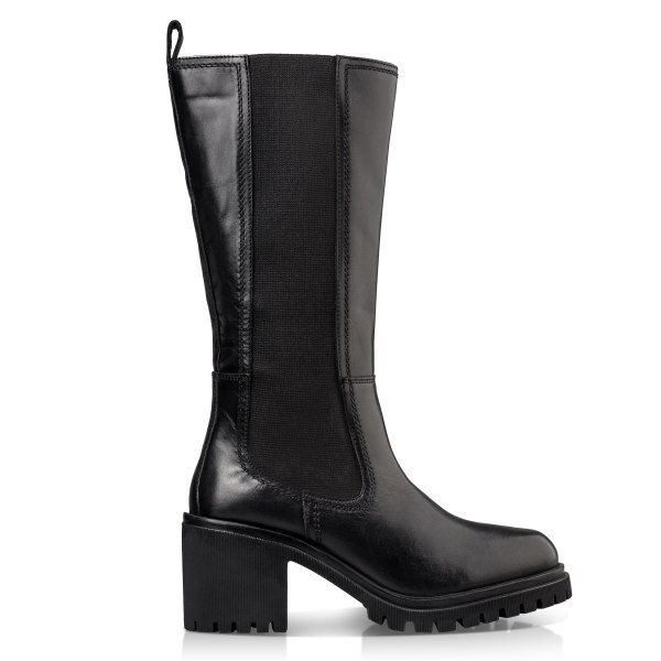BLOCK MID-HEELED BOOTS