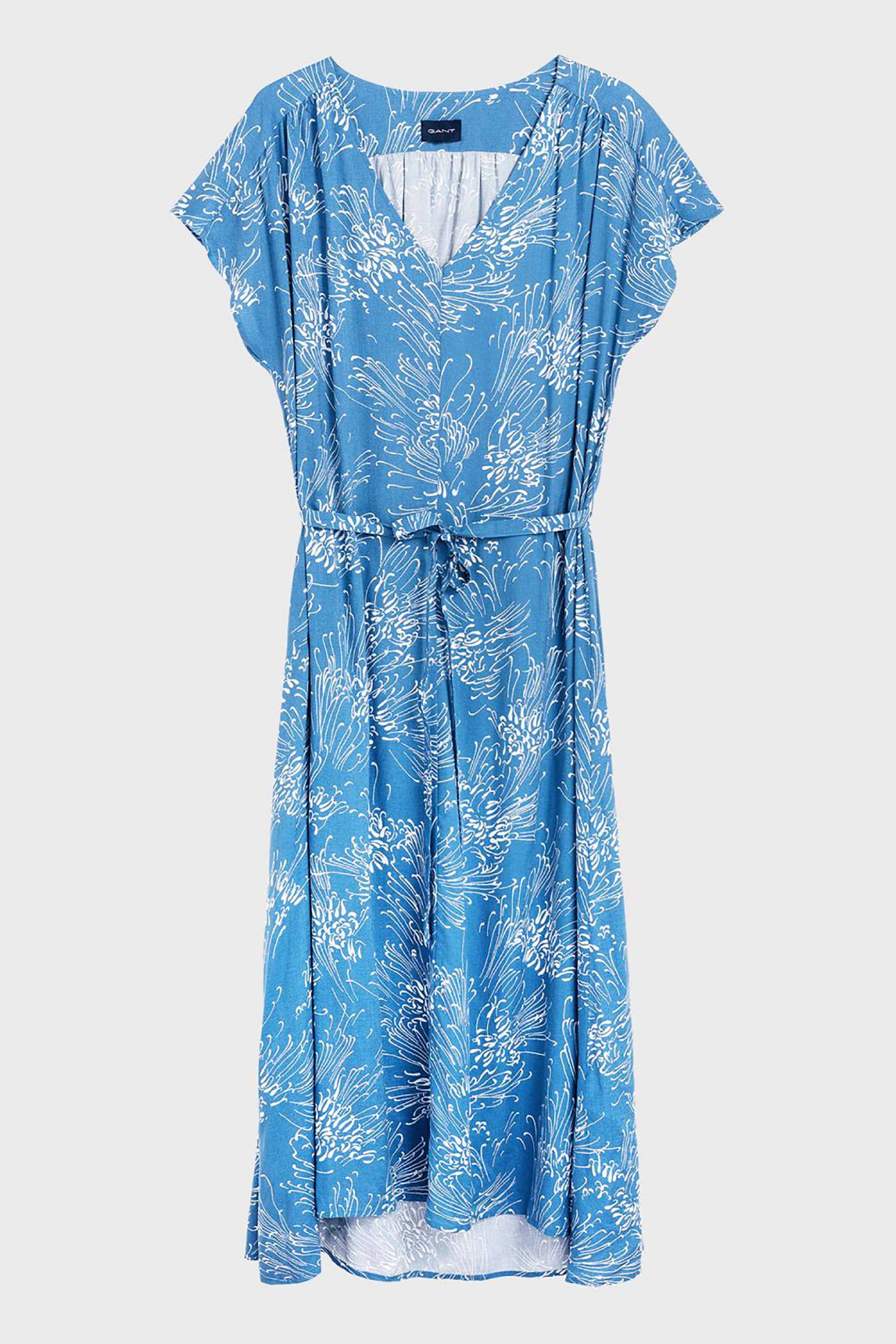 Gant γυναικείο midi floral φόρεμα flared | 38