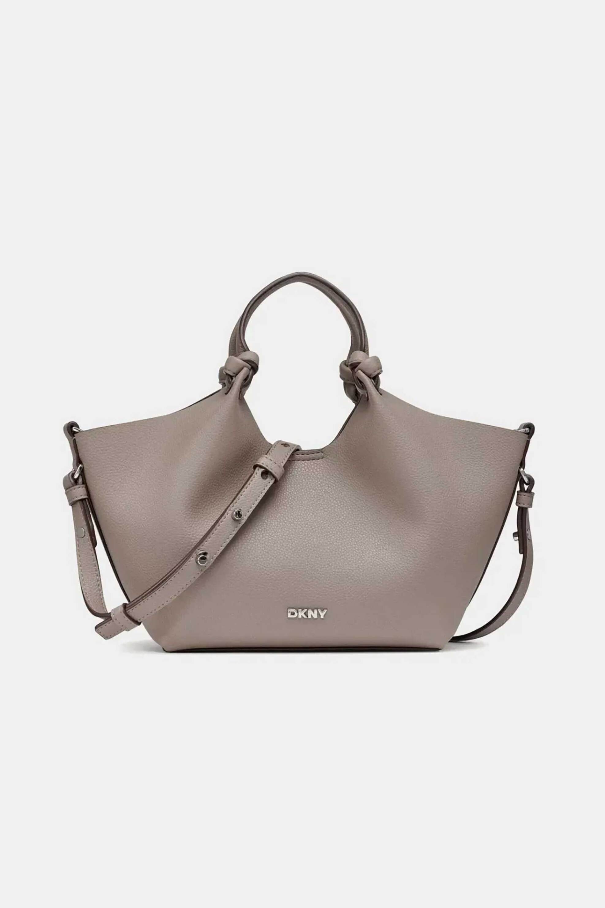 DKNY γυναικεία τσάντα χειρός με μεταλικό λογότυπο "Paula" | ONE SIZE