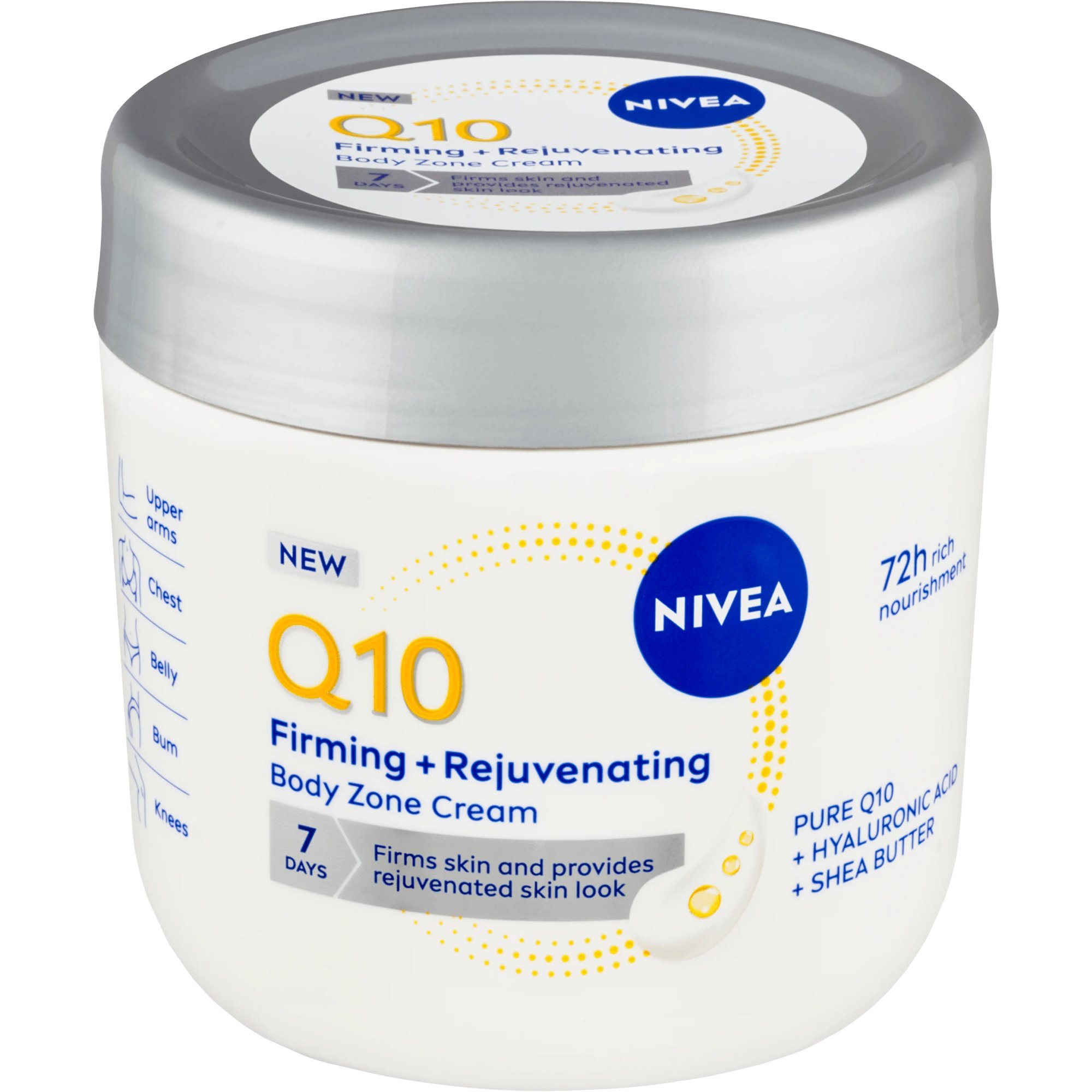 Nivea Q10 Firming & Rejuvenating Body Zone Cream Ενυδατική Κρέμα Σώματος που Συσφίγγει & Αναζωογονεί το Δέρμα 400ml