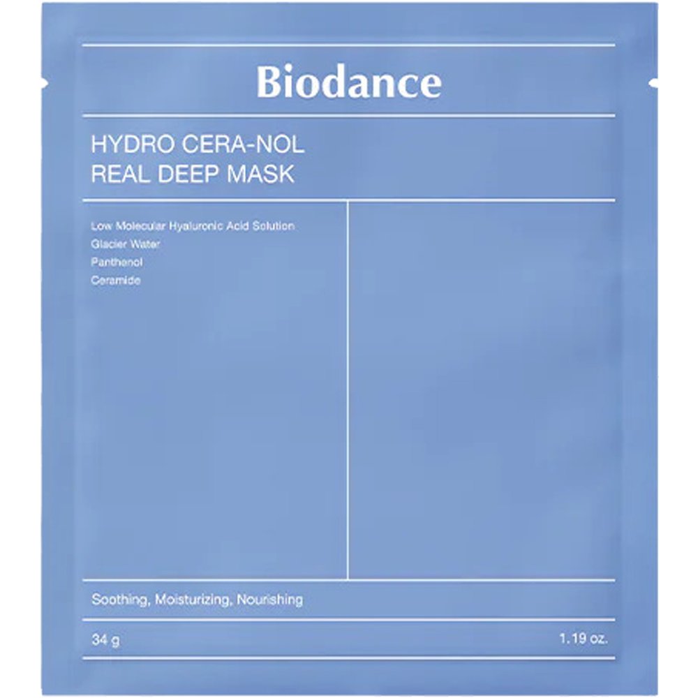 Biodance Hydro Cera-Nol Real Deep Mask Καταπραϋντική Μάσκα Προσώπου Υδρογέλης  που Ενισχύει τον Επιδερμικό Φραγμό 34g - 1 Τεμάχιο