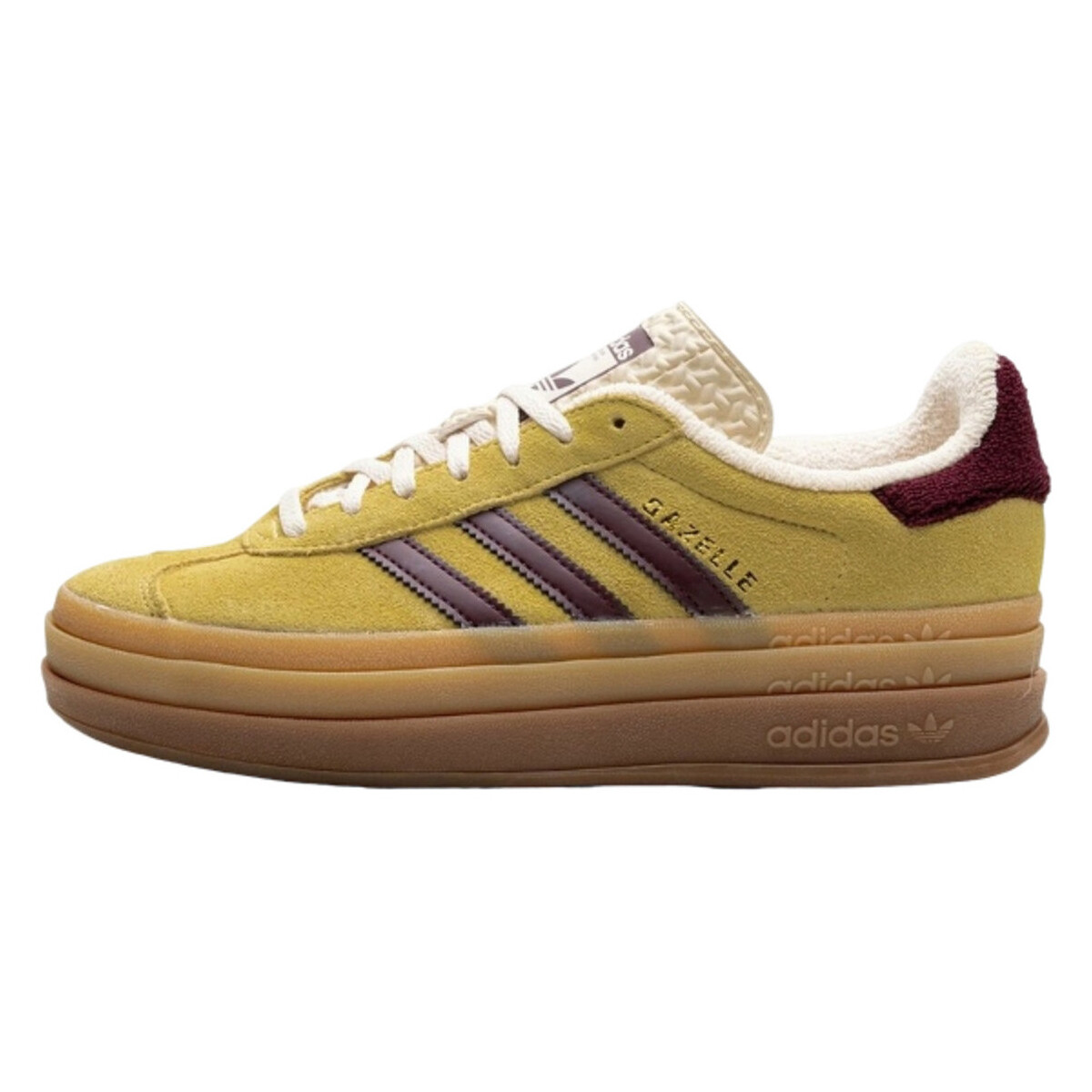 Xαμηλά Sneakers adidas Gazelle Bold Almost Yellow Maroon