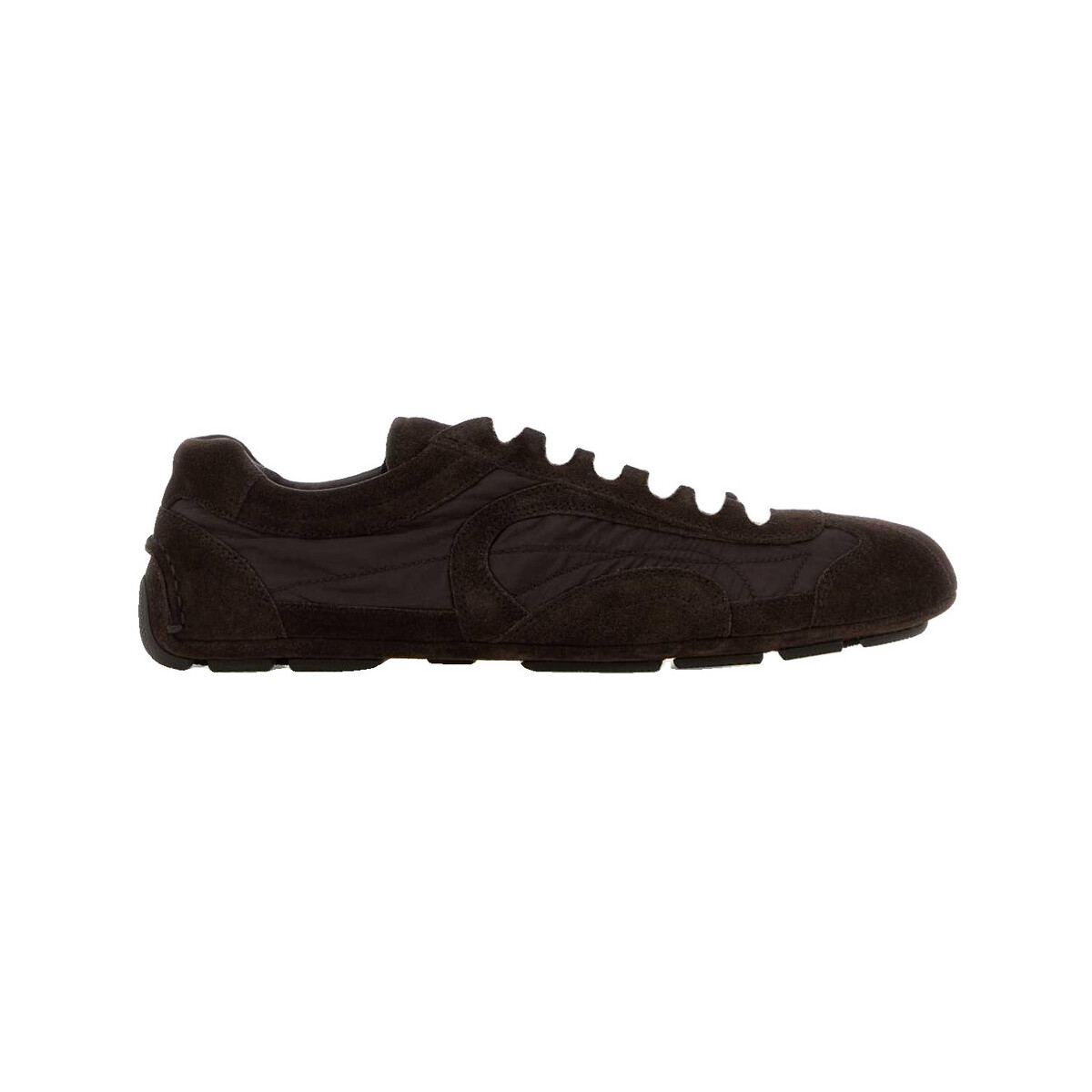 Xαμηλά Sneakers Prada Baskets Montecarlo cuir de veau, nylon et daim
