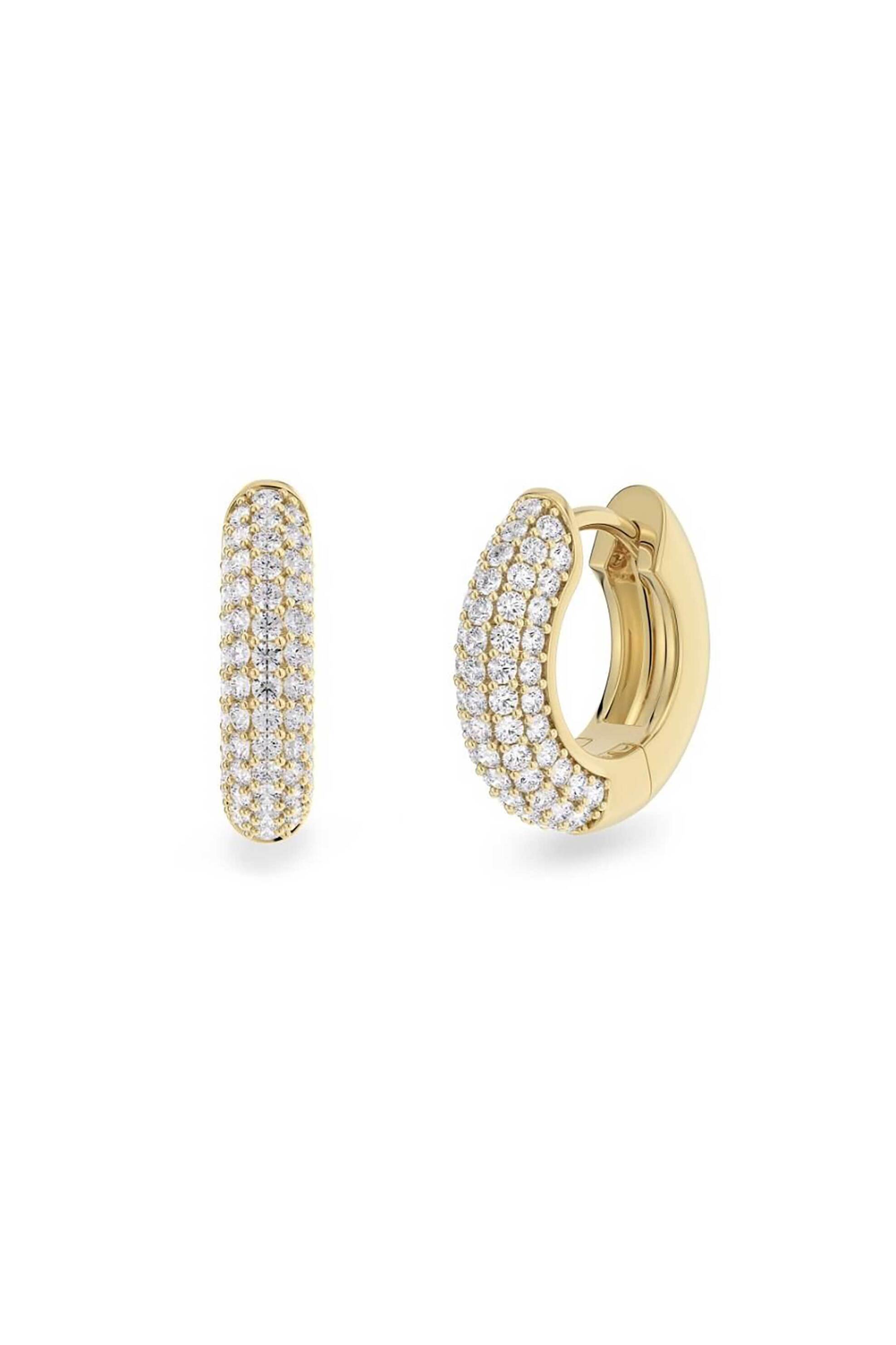 EDBLAD γυναικεία σκουλαρίκια "Luxe Hoops Gold"