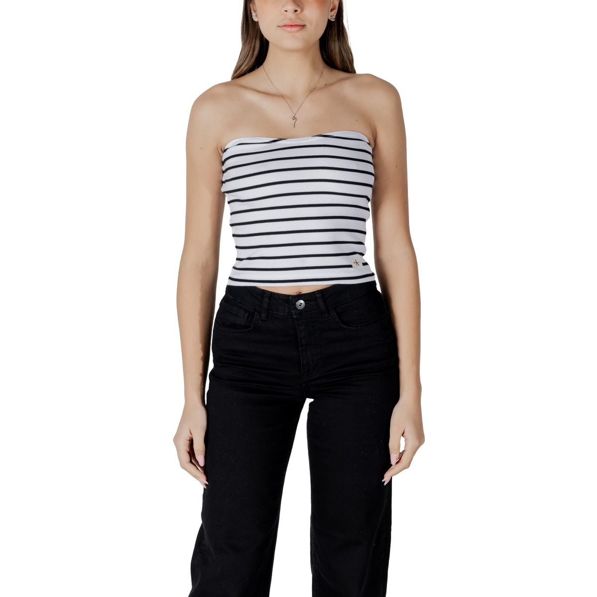 Μπλούζα Calvin Klein Jeans WOVEN LABEL RIB J20J225310