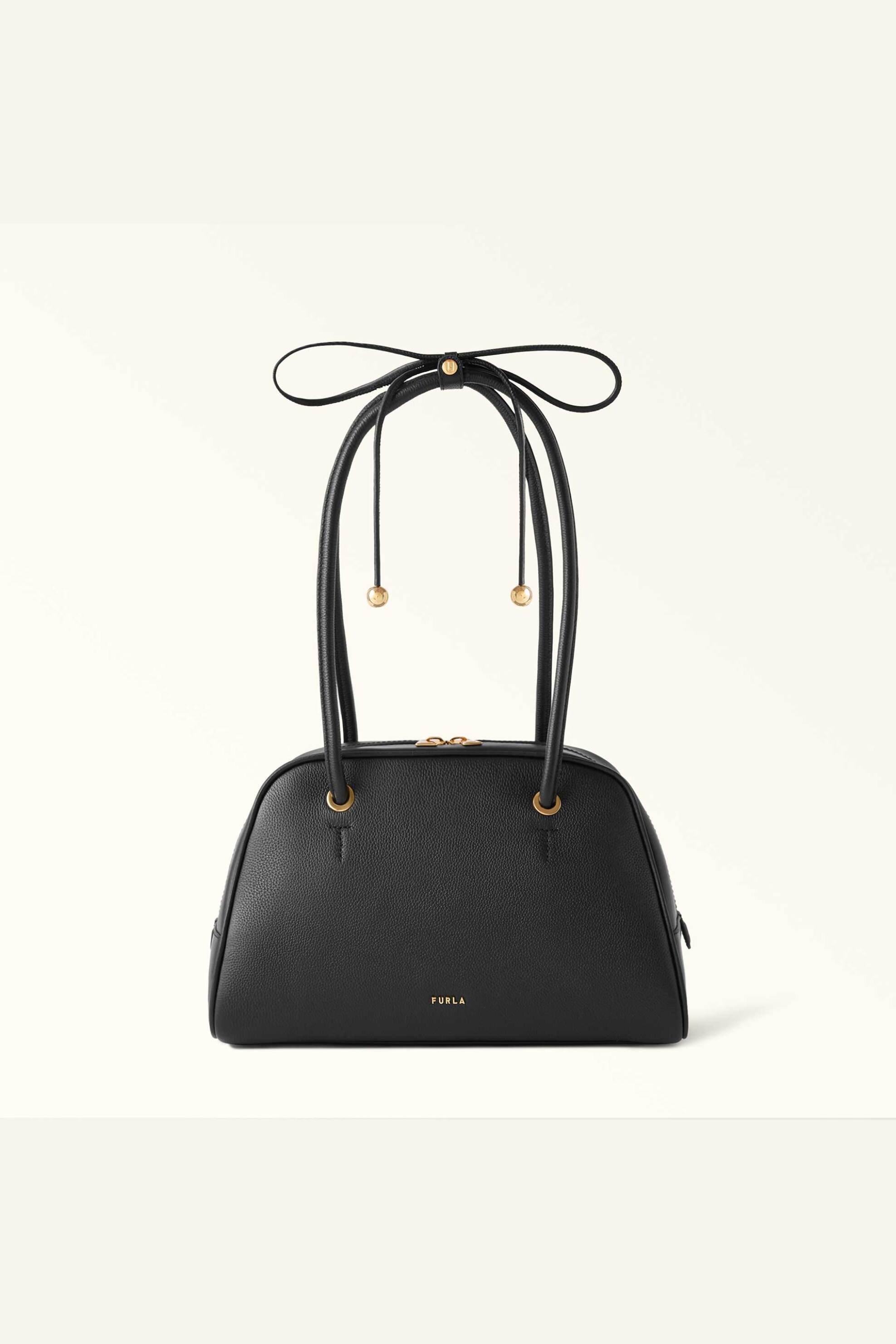 Furla γυναικεία δερμάτινη τσάντα ώμου "Poppy Dome M"