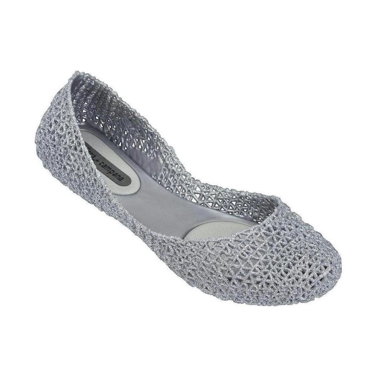 Μπαλαρίνες Melissa Ballerines Campana Papel VII argent