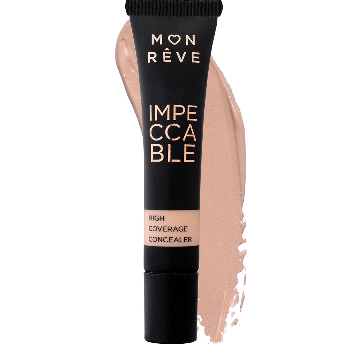 Mon Reve Impeccable High Coverage Concealer Υγρό Κονσίλερ Υψηλής Κάλυψης με Ματ Τελείωμα 8ml - No 105
