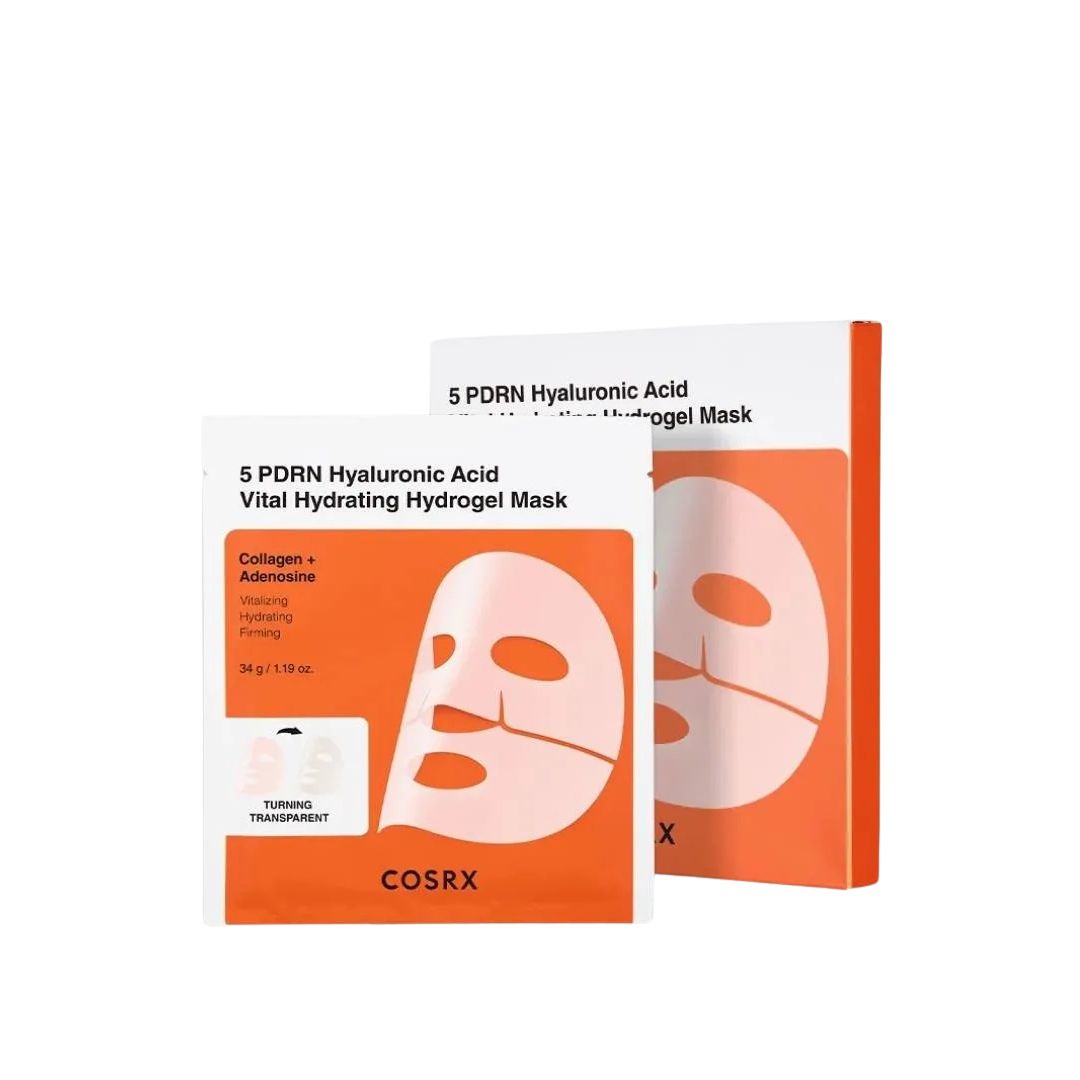 5 PDRN Hyaluronic Acid Vital Hydrating Hydrogel Mask 34gr