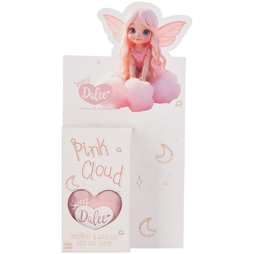 Sweet Dalee Nail Polish Παιδικό, Οικολογικό, Μη Τοξικό Βερνίκι Νυχιών με Βάση το Νερό 12ml - 910 Pink Cloud