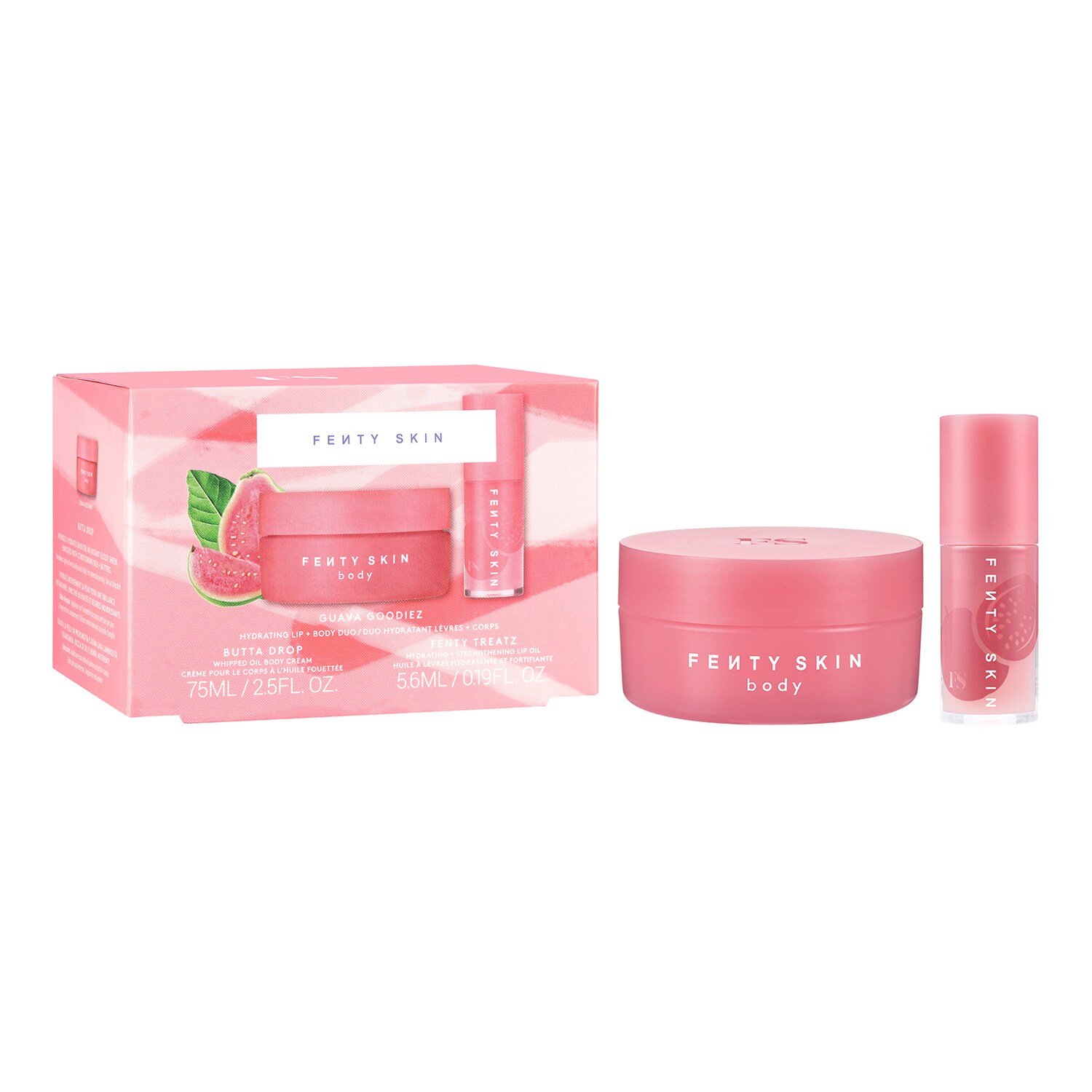 Fenty Skin - Guava Goodiez - Σετ Περιποίησης Σώματος και Χειλιών | 5.6 ml