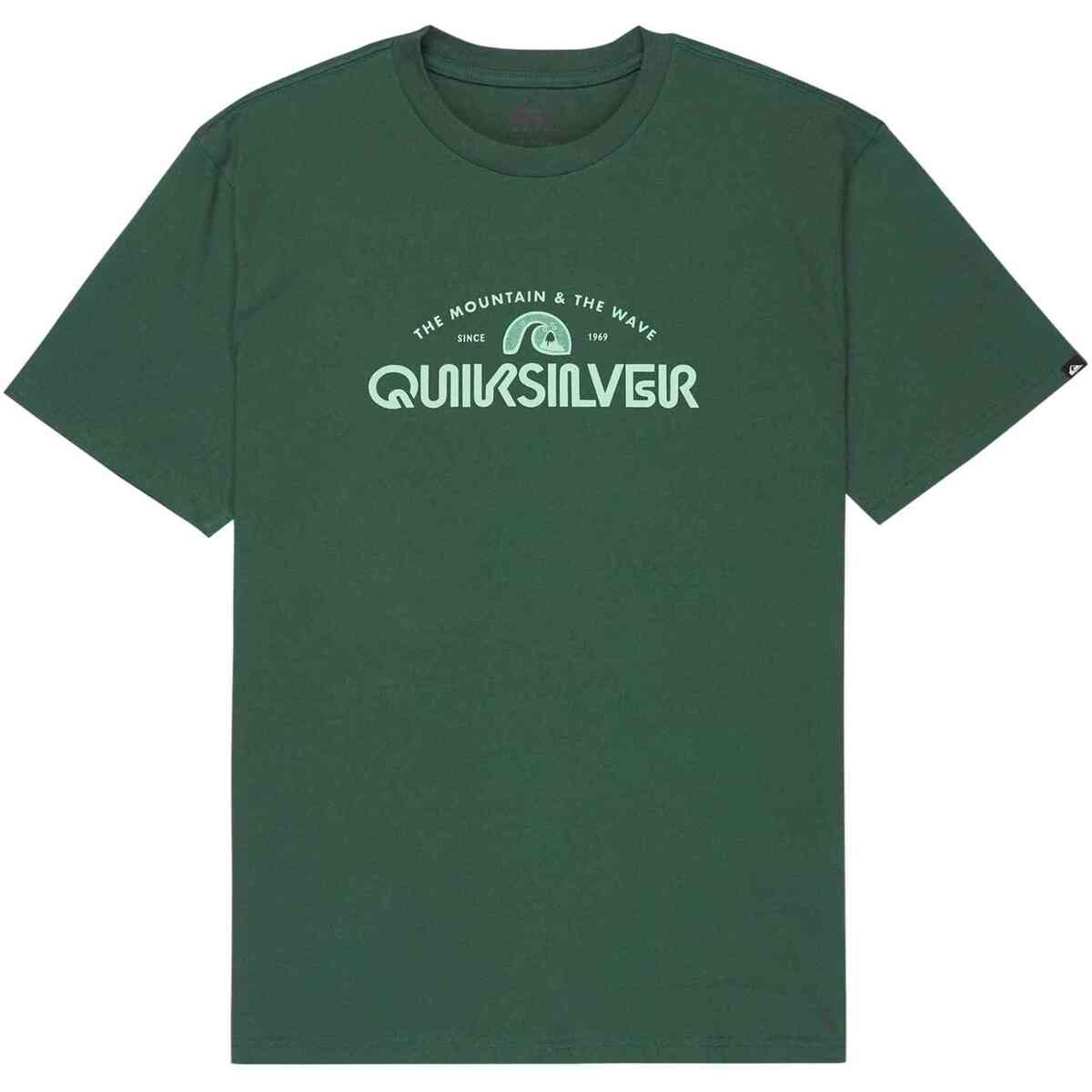 T-shirt με κοντά μανίκια Quiksilver EQYZT08287-GRT0
