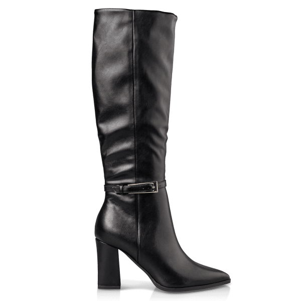 BLOCK MID-HEELED BOOTS