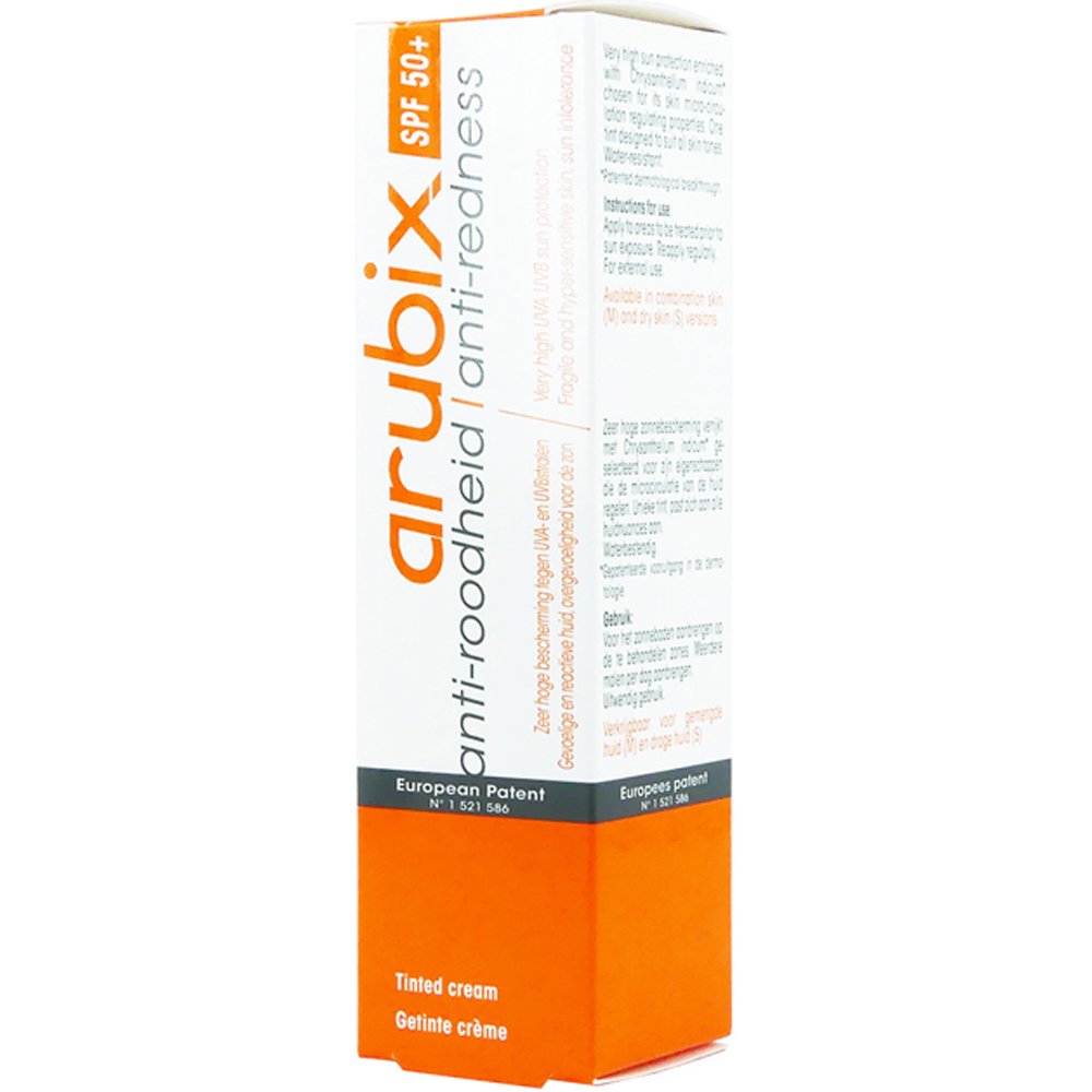 Sicobel Arubix Cream Spf50+ Tinted Αντηλιακή Κρέμα Προσώπου με Χρώμα, Πολύ Υψηλής Προστασίας 40ml