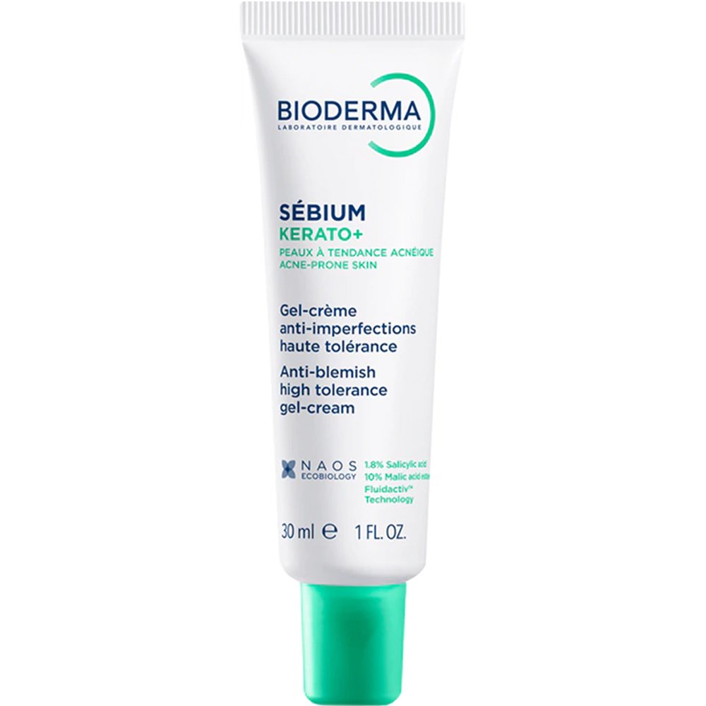 Bioderma Sebium Kerato+ Anti-Blemish High Tolerance Gel-Cream Κρέμα σε Μορφή Gel για Επιδερμίδες με Τάση Ακμής 30ml
