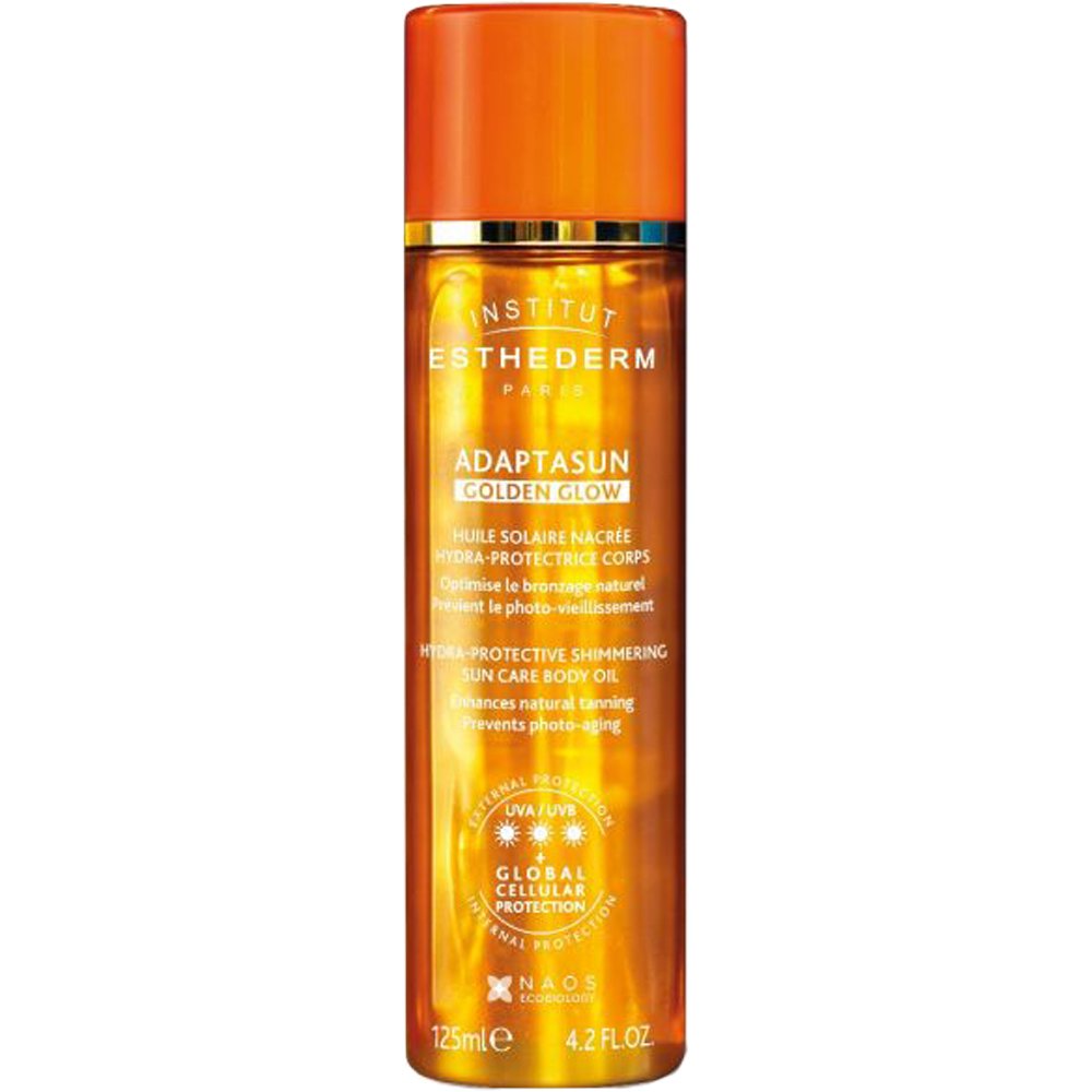 Institut Esthederm Adaptasun Hydra-protective Shimmering Sun Care Body Oil Προστατευτικό & Λαμπερό Λάδι για τον Ήλιο με Ιριδίζουσα Υφή Τζελ 125ml
