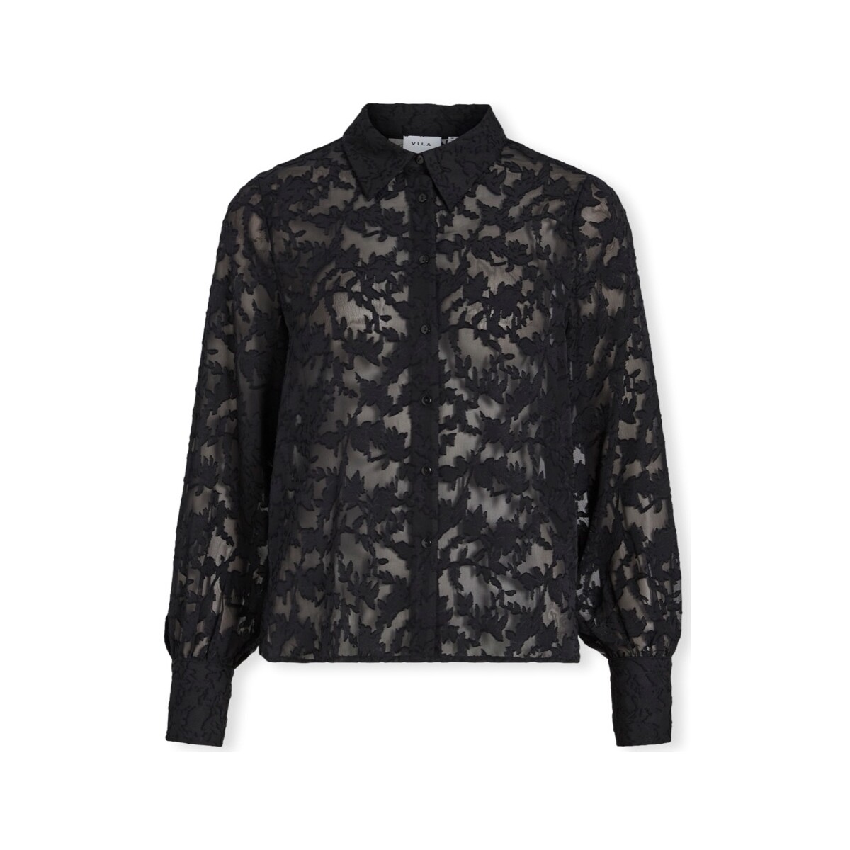 Μπλούζα Vila Noos Flema New Shirt L/S - Black