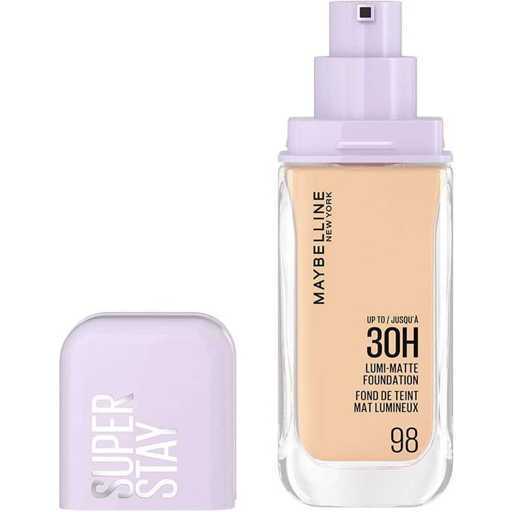 Maybelline Super Stay Lumi Matte Foundation Υγρό Βελούδινο Ματ Foundation Μεγάλης Διάρκειας 35ml - 98