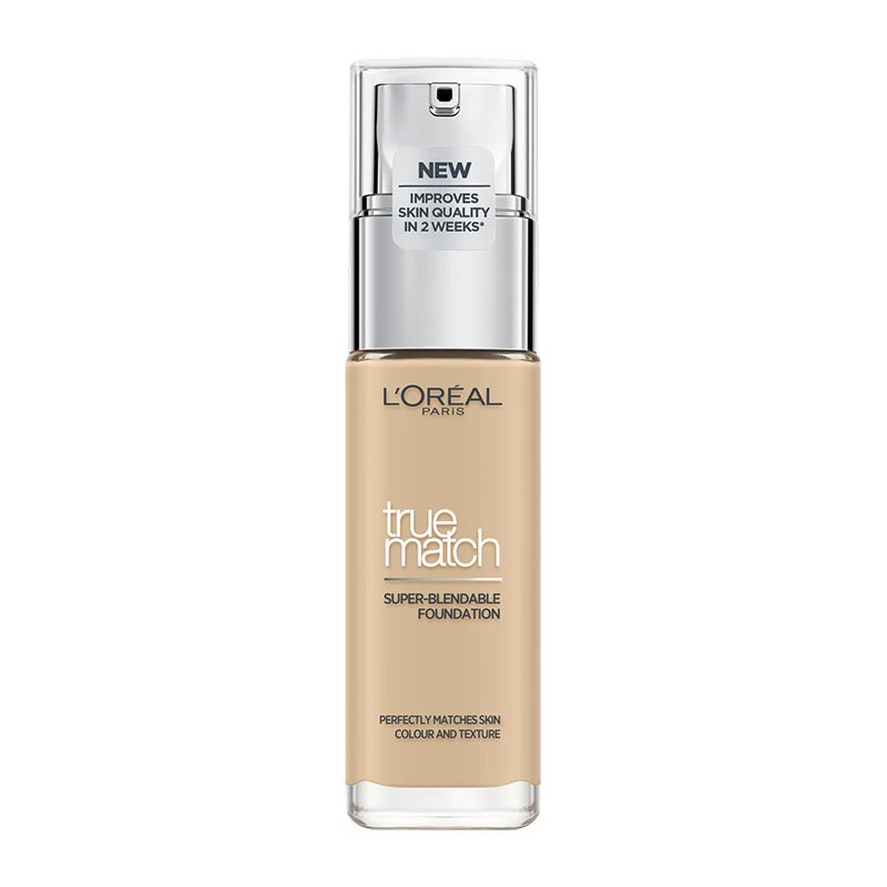 L'Oreal Paris True Match Foundation 30ml Υγρό Make up που Καλύπτει τις Ατέλειες, Περιποιείται & Φροντίζει την Επιδερμίδα - 1.5Ν Linen