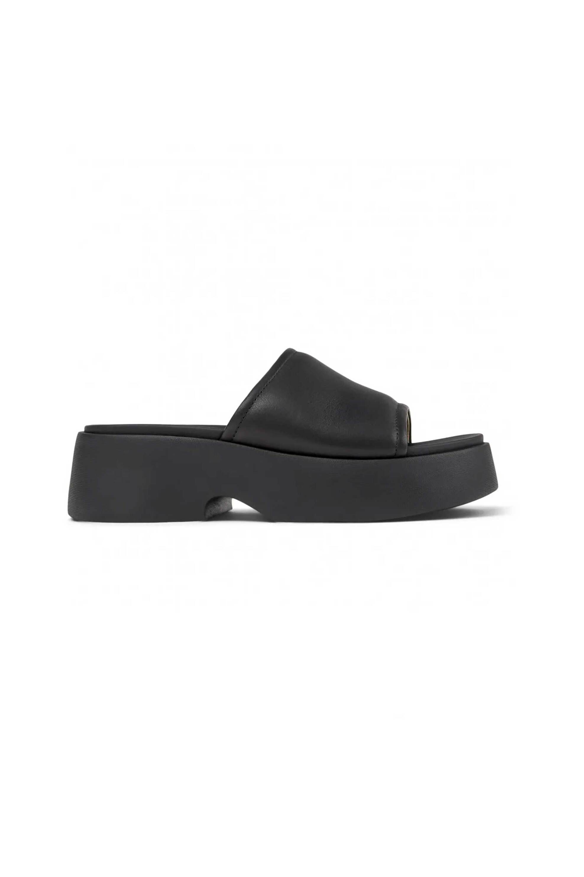 Camper γυναικεία δερμάτινα flatforms μονόχρωμα με χοντρή σόλα "Tasha" | 37