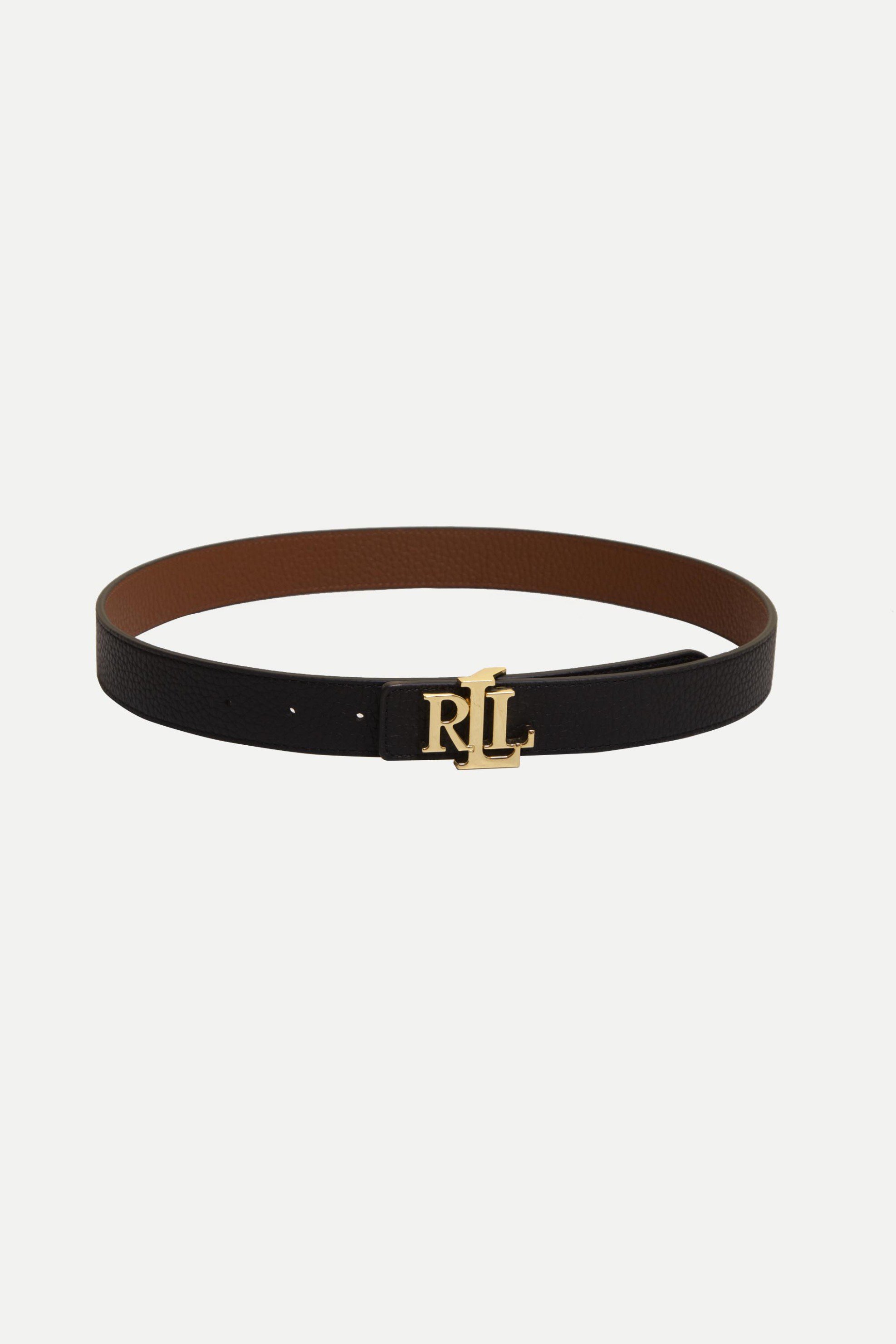 Lauren Ralph Lauren γυναικεία ζώνη διπλής όψης με αγκράφα το μονόγραμμα