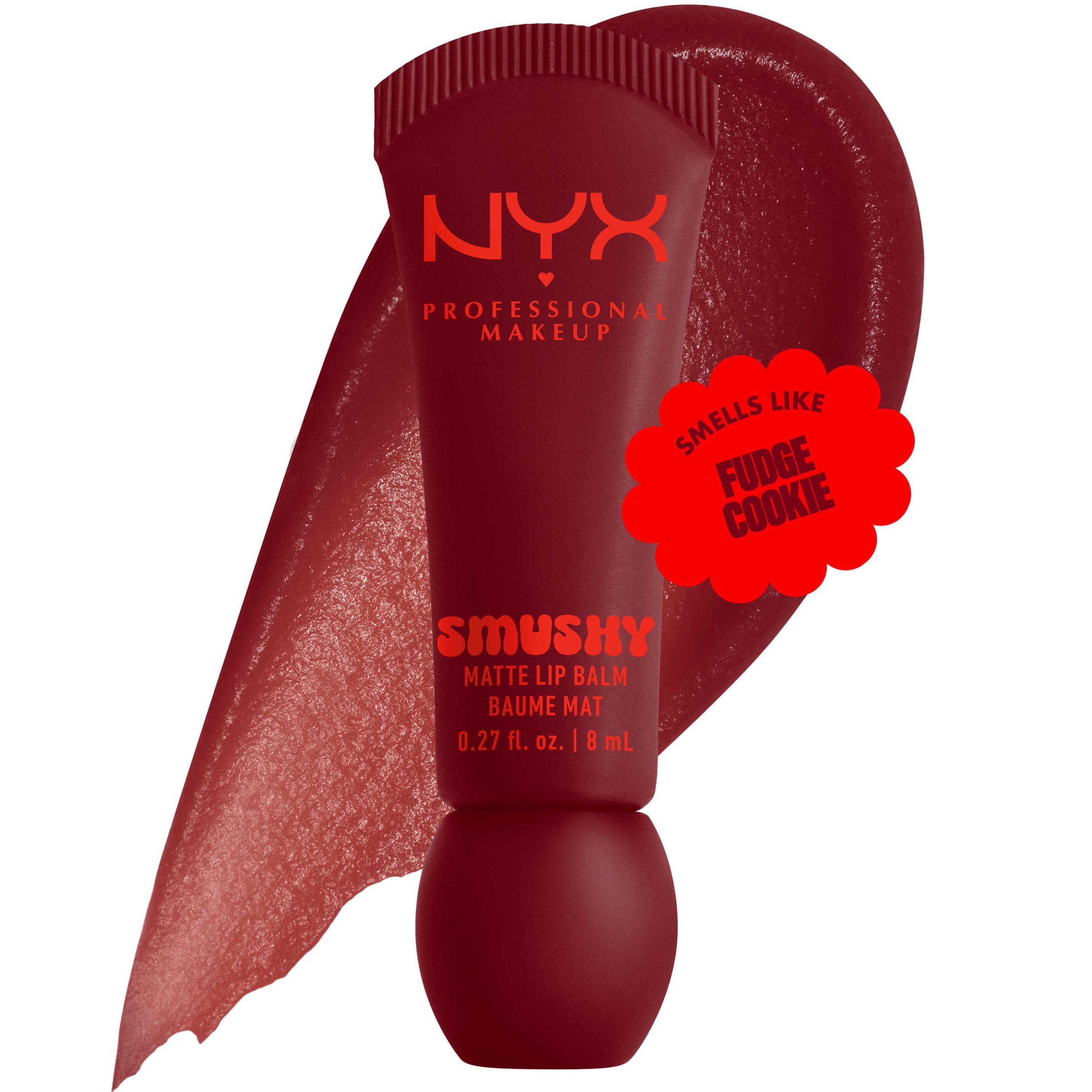 Nyx Professional Makeup Smushy Matte Lip Balm Βάλσαμο Χειλιών με Απαλό Ματ Χρώμα Εμπλουτισμένο με Πούδρα Ρυζιού Mochi & Κεραμίδια Ζάχαρης 8ml