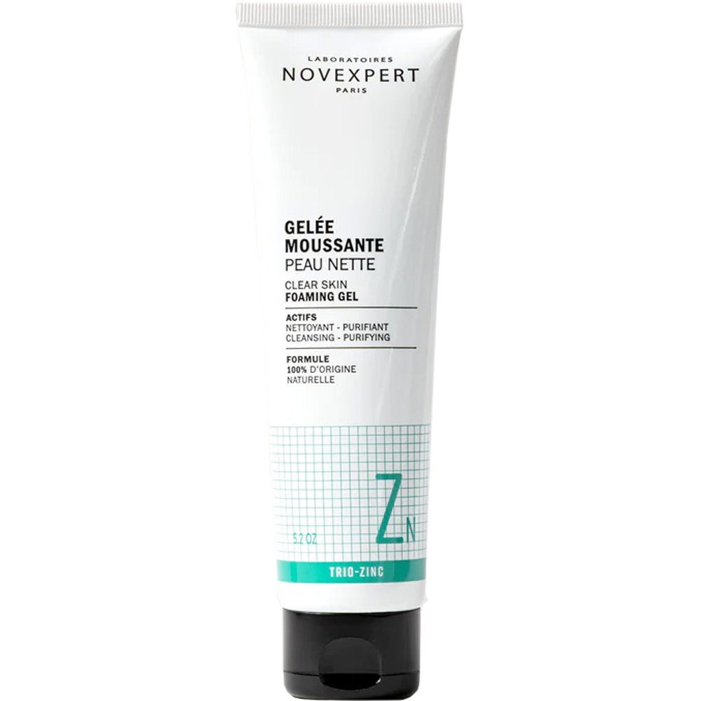 Novexpert Trio-Zinc Clear Skin Foaming Gel Αφρώδες Τζελ Καθαρισμού Κατάλληλο για Επιδερμίδα με Τάση Ακμής 150g