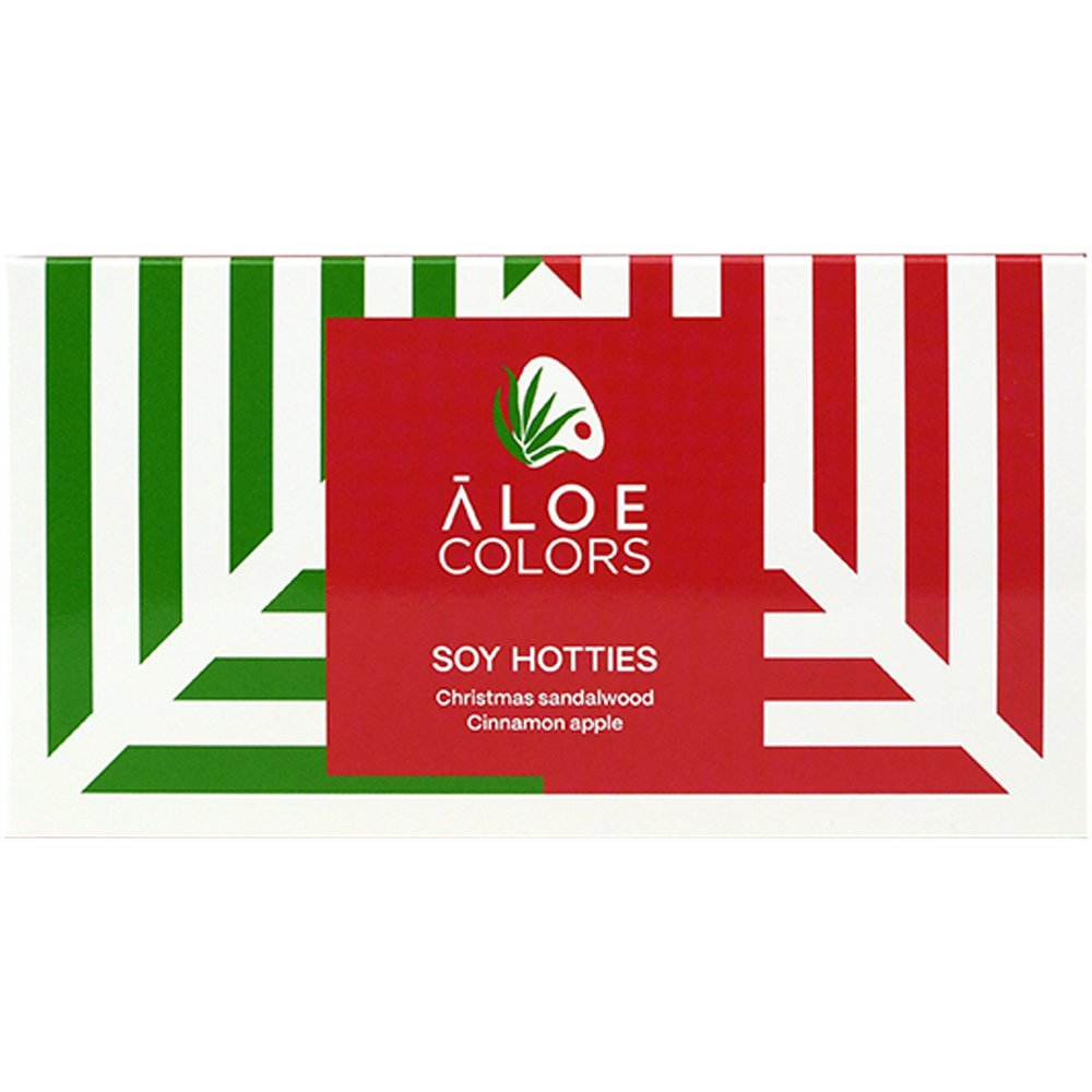 Aloe Colors Soy Hotties Chistmas Sandalwood & Cinnamon Apple Ανταλλακτικά Αρωματιστή Σόγιας με Γιορτινά Αρώματα 14 Τεμάχια