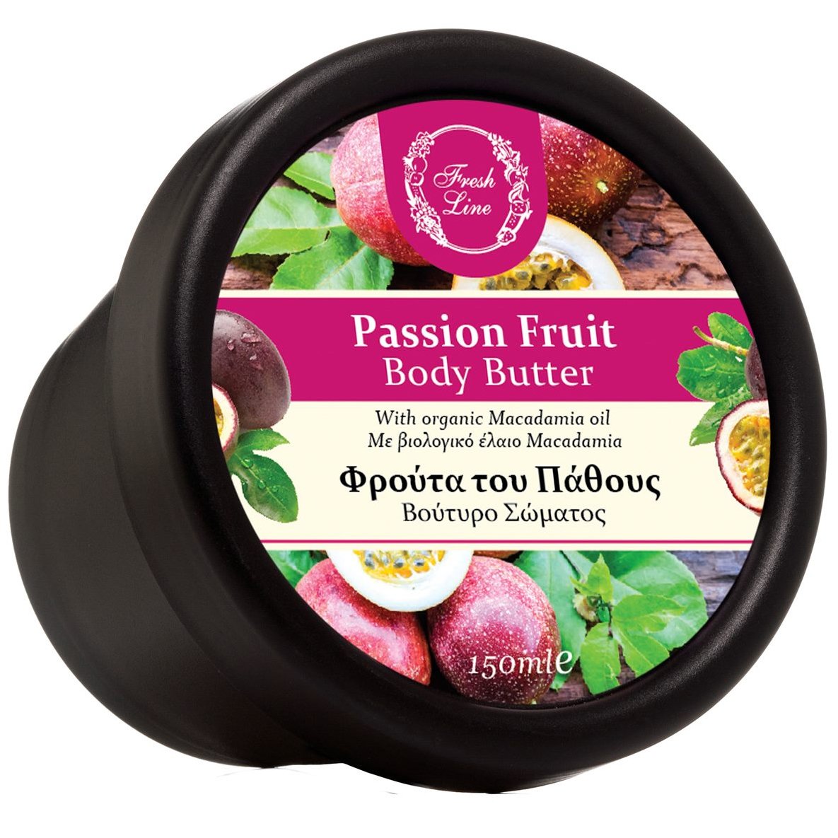 Fresh Line Passion Fruit Body Butter Εξωτικό & Φρουτώδες, Θρεπτικό Βούτυρο Σώματος με Φρούτα του Πάθους 150ml