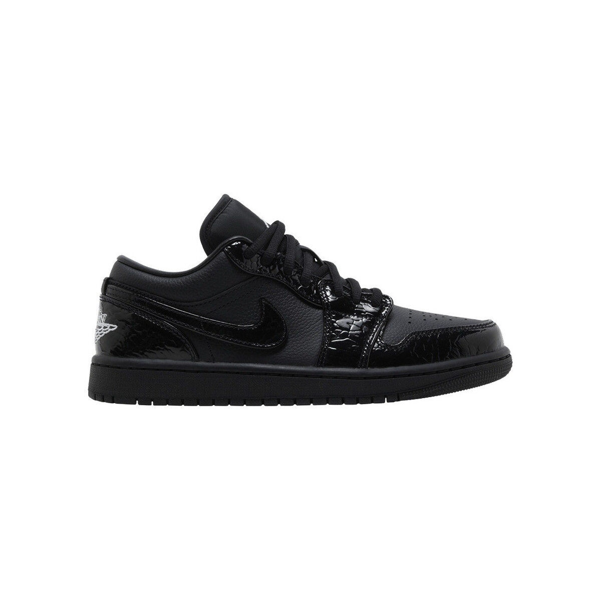Sneakers Nike Jordan 1 Low SE Patent Elephant Black (Women's)