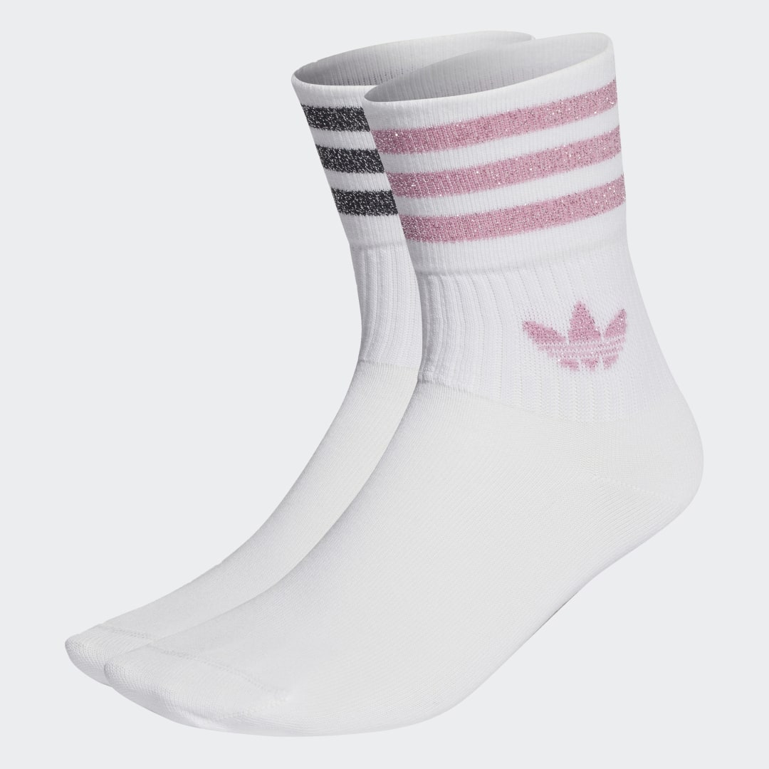 Mid-Cut Glitter Crew Socks