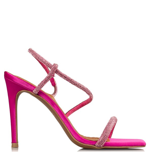 CRYSTAL EMBELLISHED SANDALS