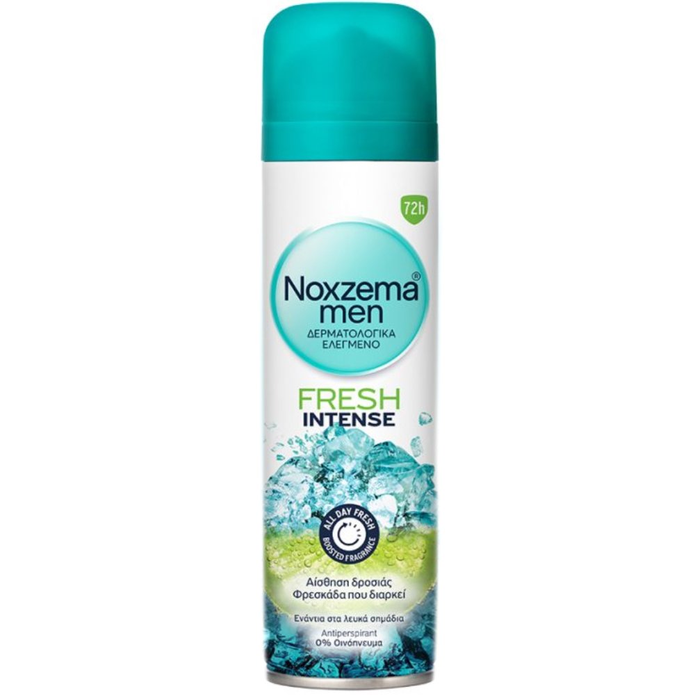 Noxzema Men Fresh Intense Antiperspirant Spray Ανδρικό Αποσμητικό Σπρέι με Άρωμα Φρεσκάδας & Δροσιάς που Διαρκεί 150ml