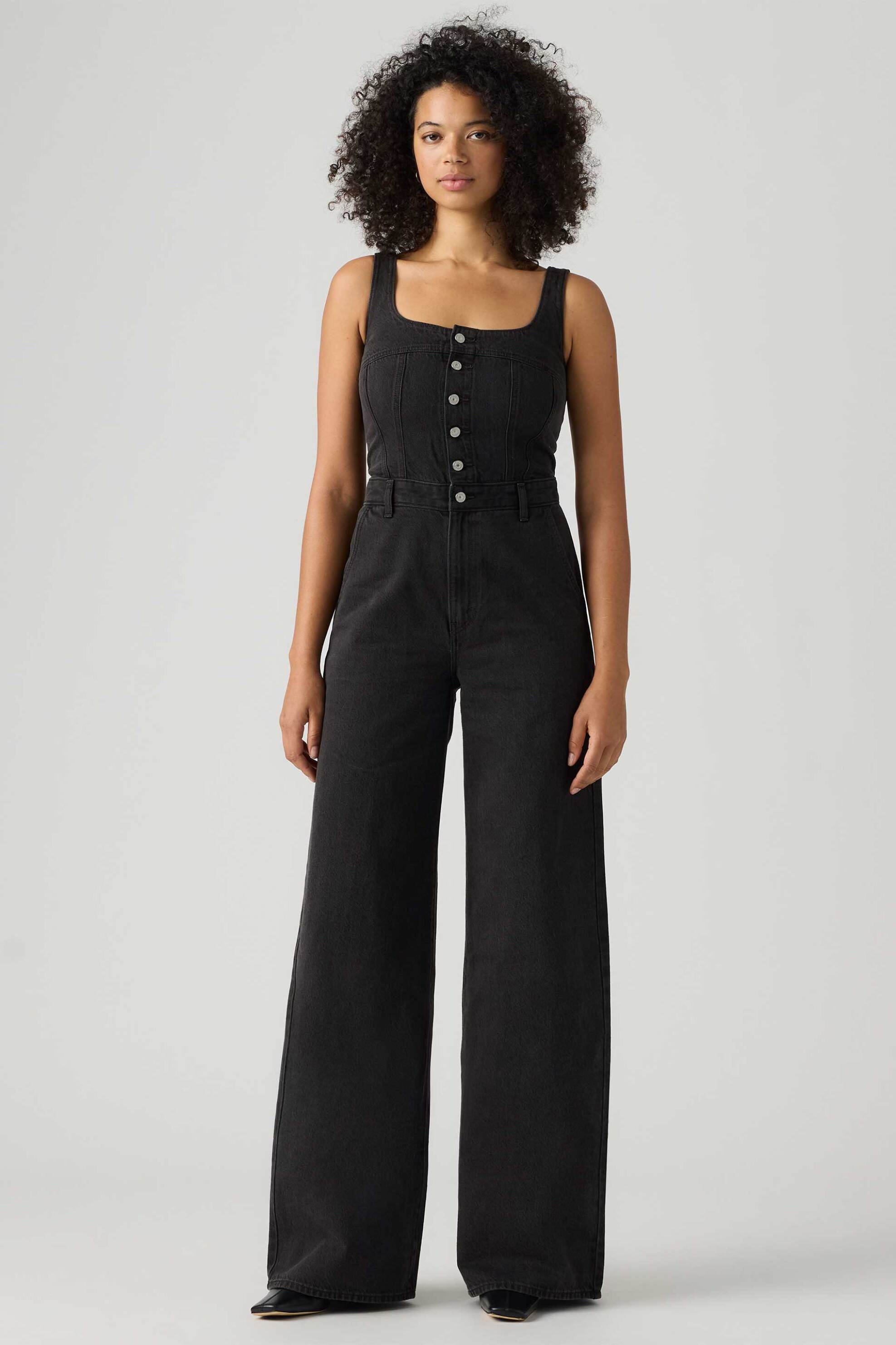 Levi's® γυναικεία denim ολόσωμη φόρμα αμάνικη Regular Fit "Audra"