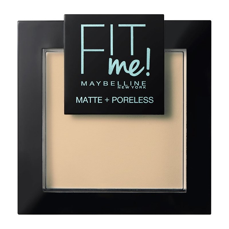 Maybelline Fit Me Matte + Poreless Pressed Powder Πούδρα για Φυσική και Ταυτόχρονα Ματ Κάλυψη 8.2gr