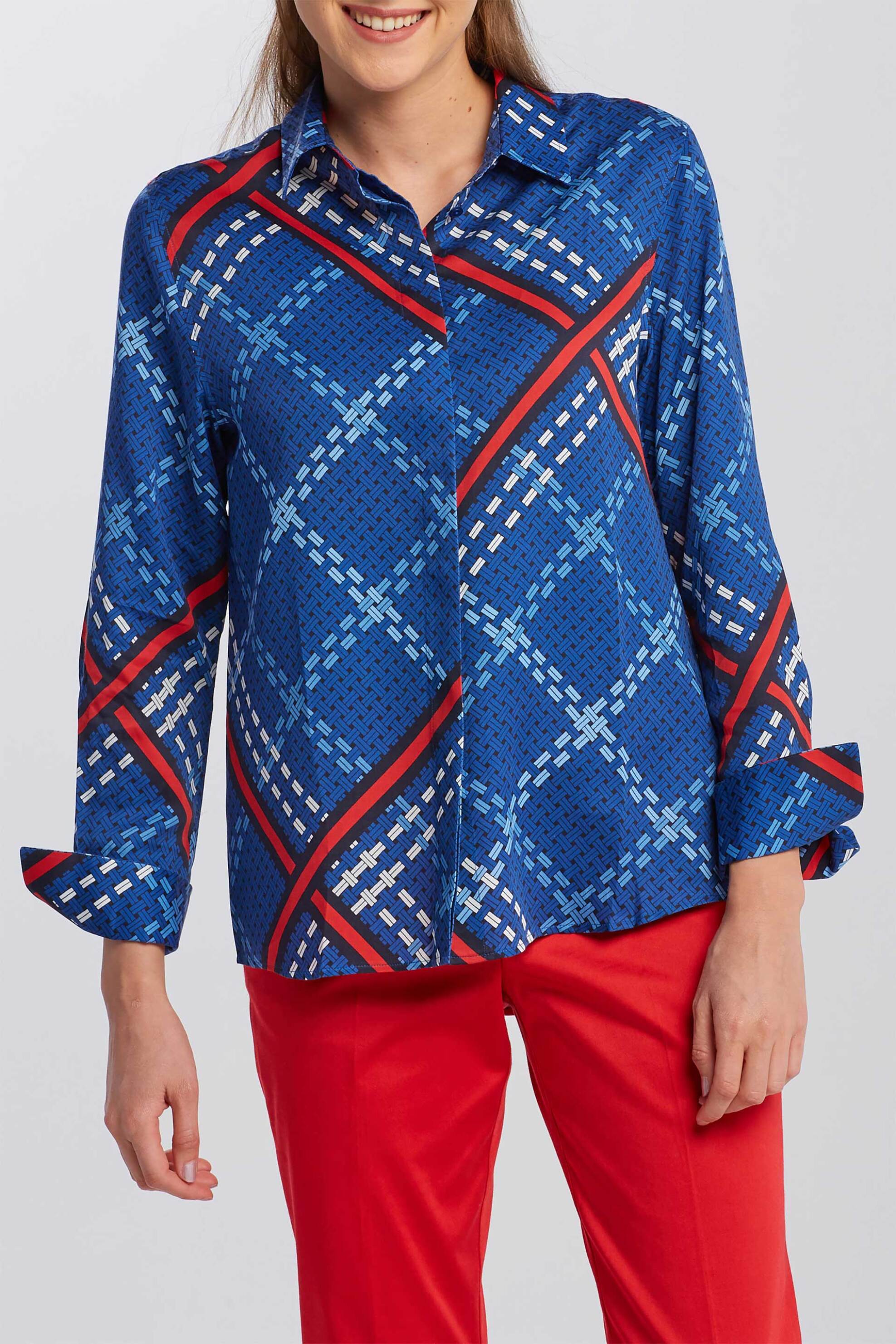 Gant γυναικείο πουκάμισο με all-over weave pattern