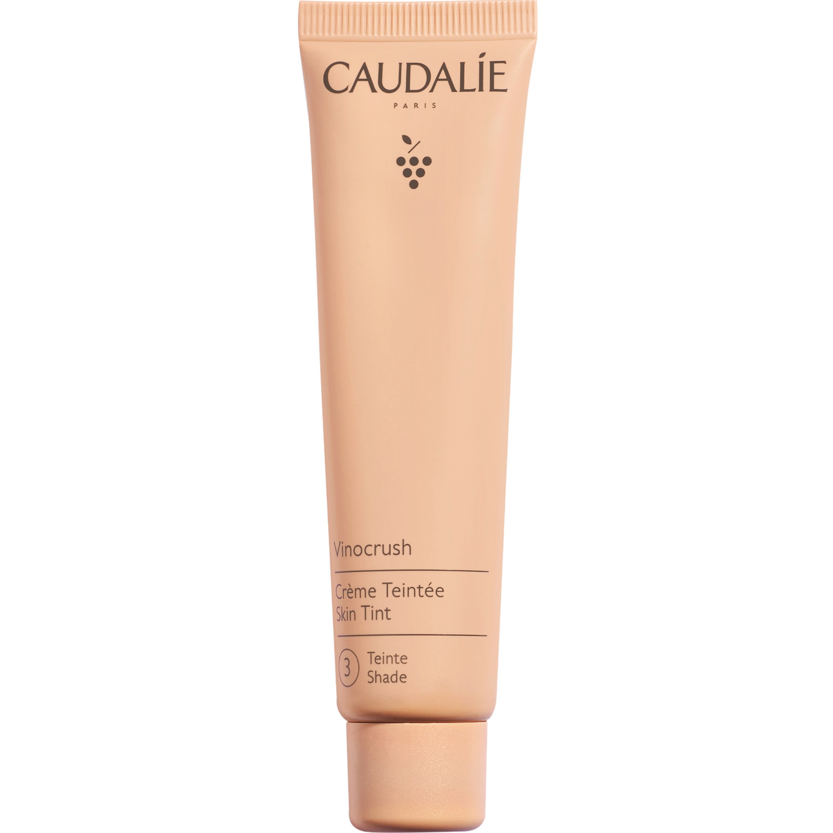 Caudalie Vinocrush Skin Tint Ενυδατική - Καταπραϋντική Κρέμα Ημέρας με Υαλουρονικό Οξύ, Νιασιναμίδη & Φυσικές Χρωστικές 30ml - Shade 3