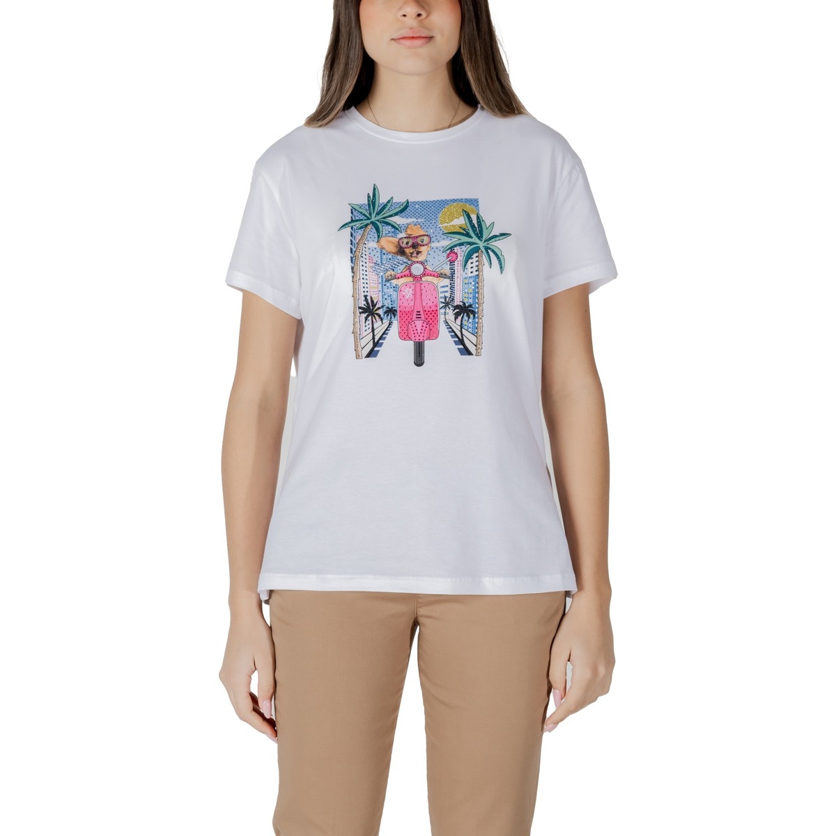 T-shirt με κοντά μανίκια Liu Jo ECS MODA M/C WA5260JS003