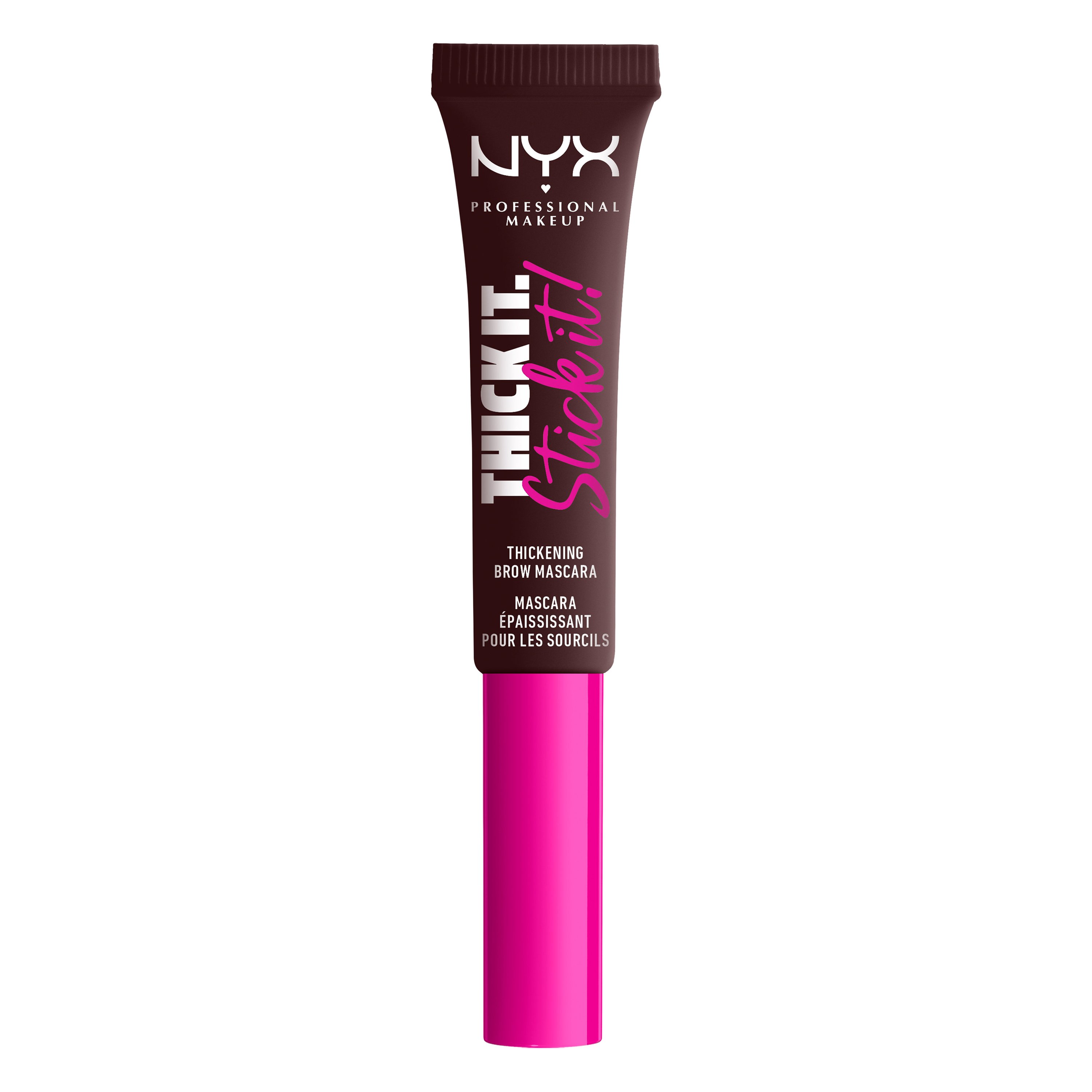 ​​​​​​​Nyx Professional Makeup Thick It Stick It Brow Mascara  07 Espresso Τζέλ Μάσκαρα Προσαρμόσιμης Έντασης Για Πιο Πυκνά Φρύδια 7 ml