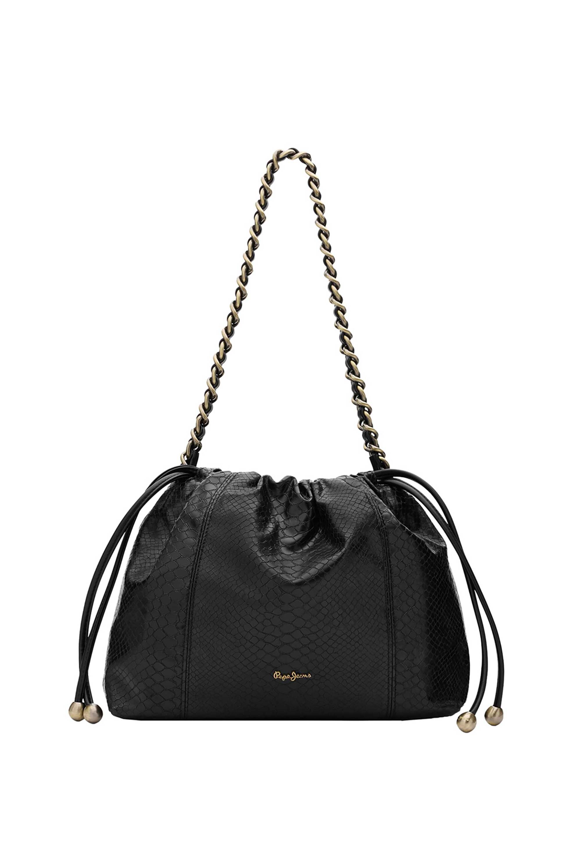 Pepe Jeans γυναικεία τσάντα hobo με λογότυπο "Ivonne" | ONE SIZE