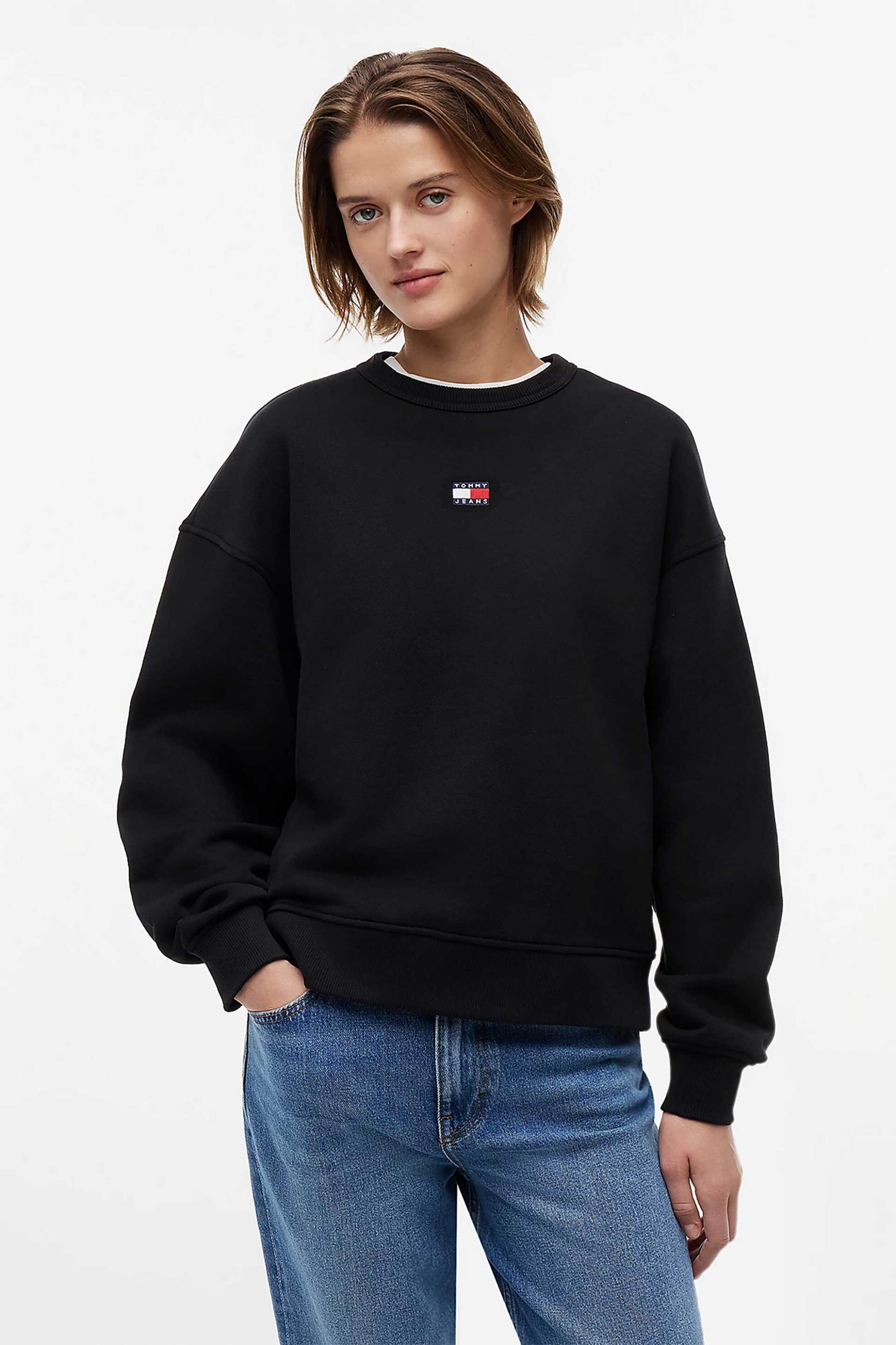 Tommy Jeans γυναικείο φούτερ με λογότυπο Boxy Fit