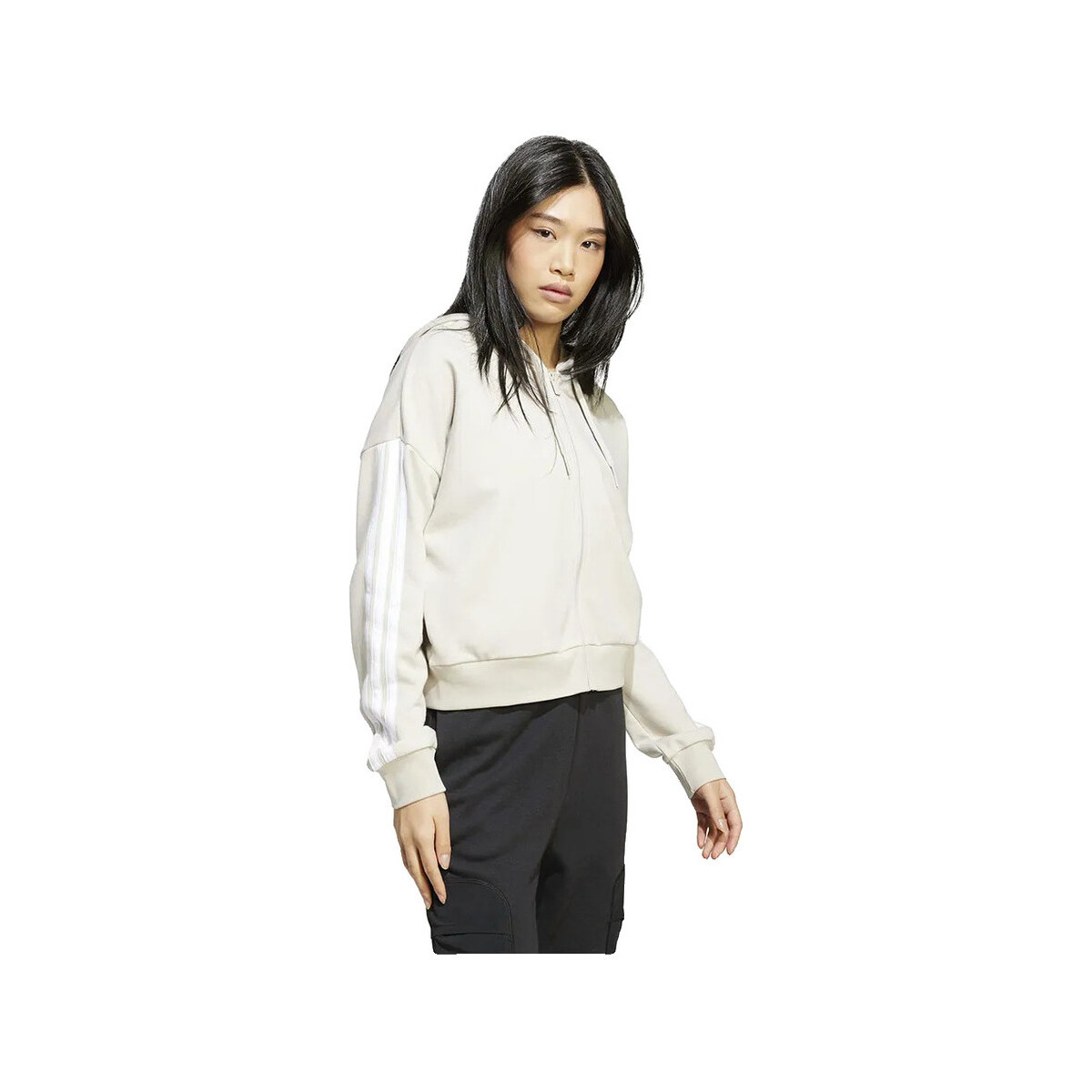 Φούτερ adidas Sweatshirt Essentials 3 Stripes beige