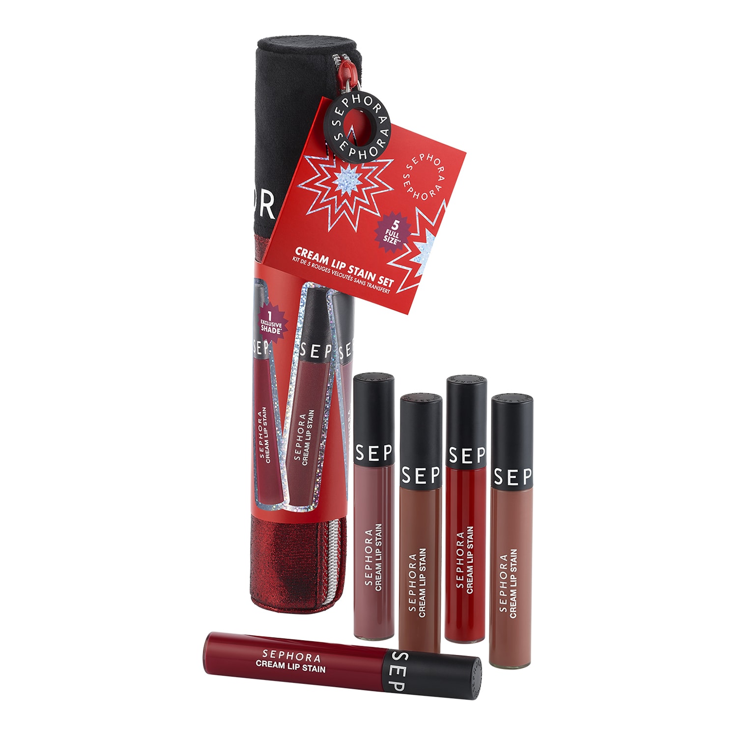 Sephora Collection - CREAM LIP STAIN KIT - Σετ υγρών ματ κραγιόν που δεν μεταφέρονται | 5 pc