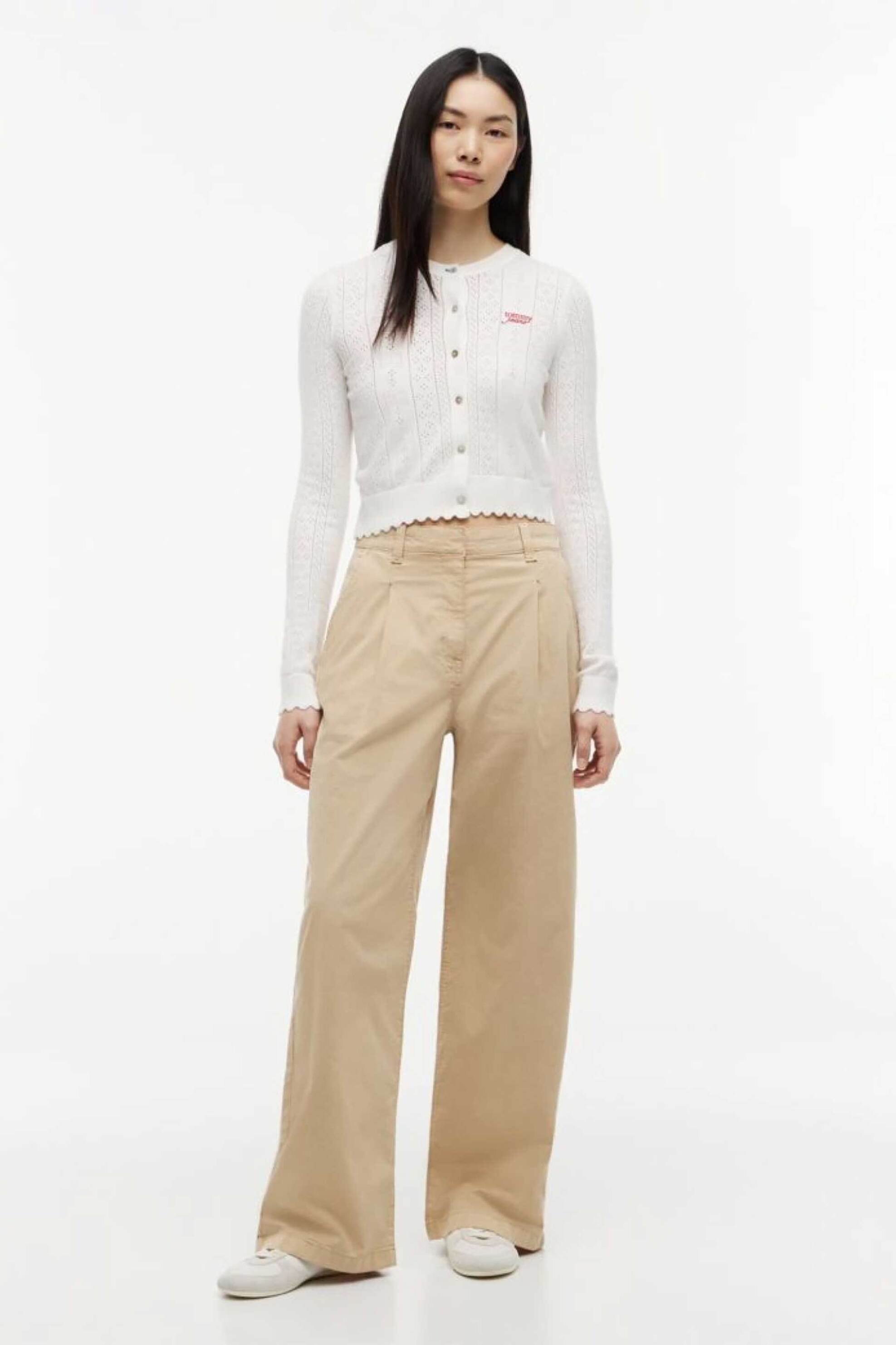 Tommy Jeans γυναικείο παντελόνι με πιέτες Relaxed Fit