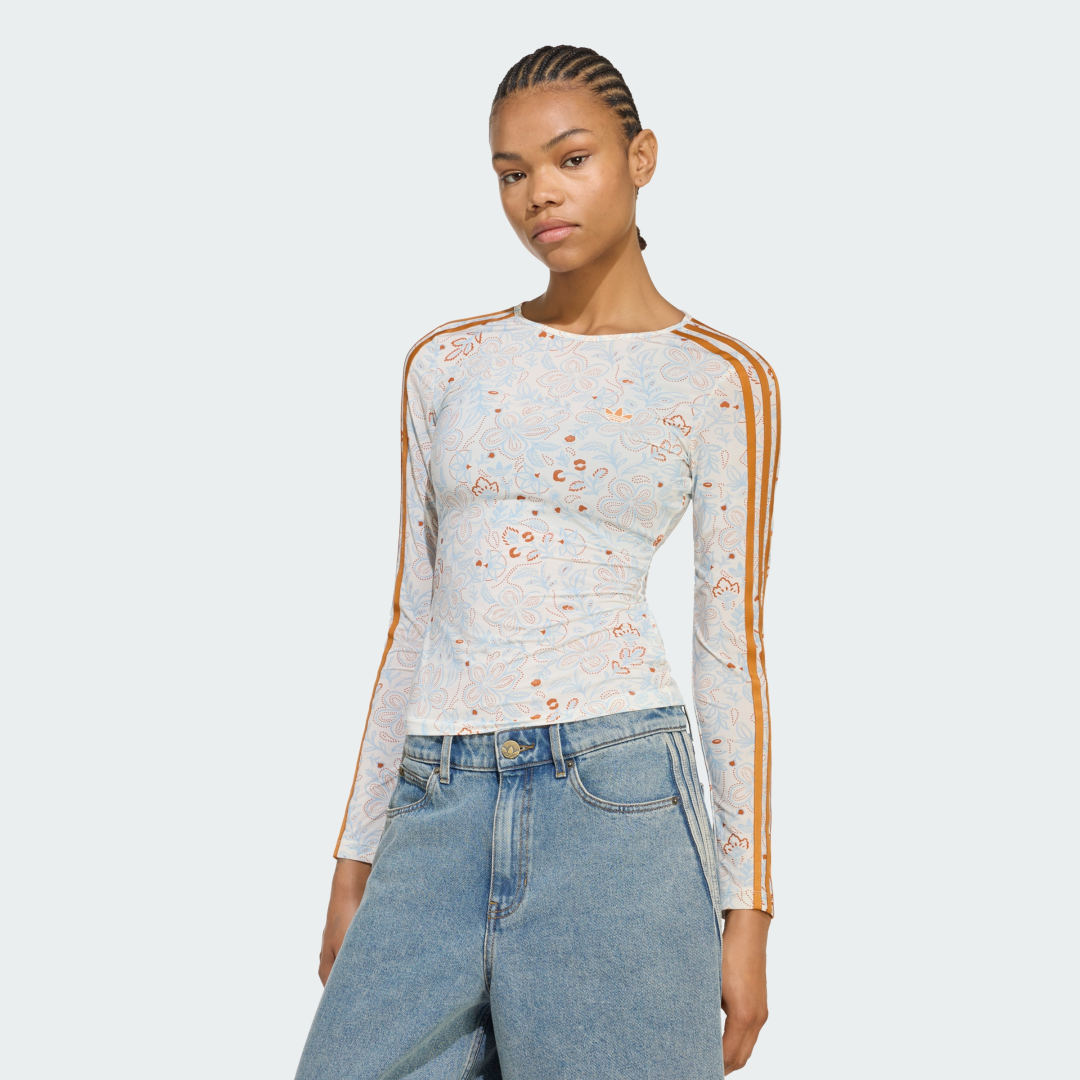 ADIDAS ORIGINALS SUMMER GLOW MESH GRAPHICS LONG SLEEVE
