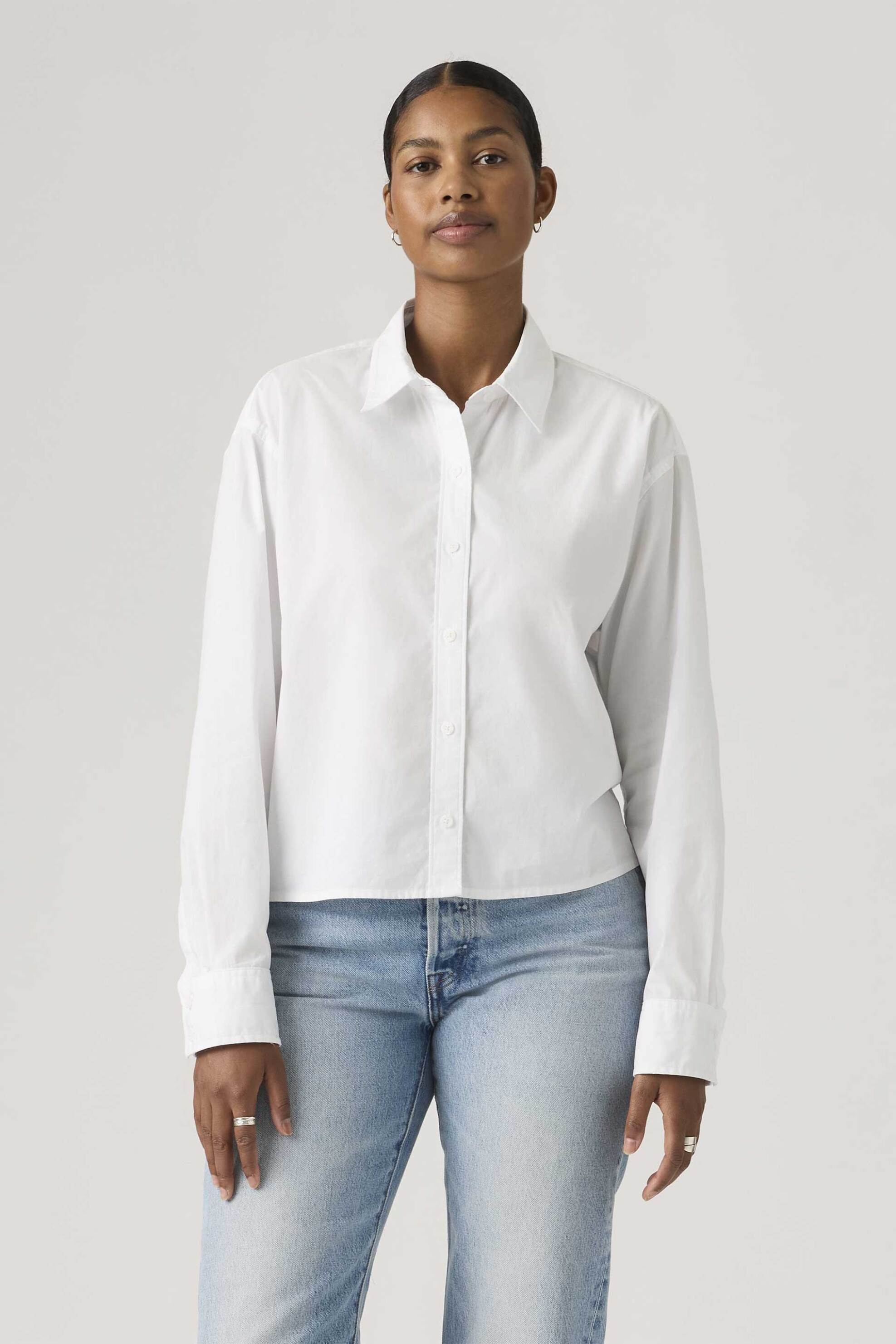 Levi's® γυναικείο πουκάμισο poplin cropped Relaxed Fit "Harlie"