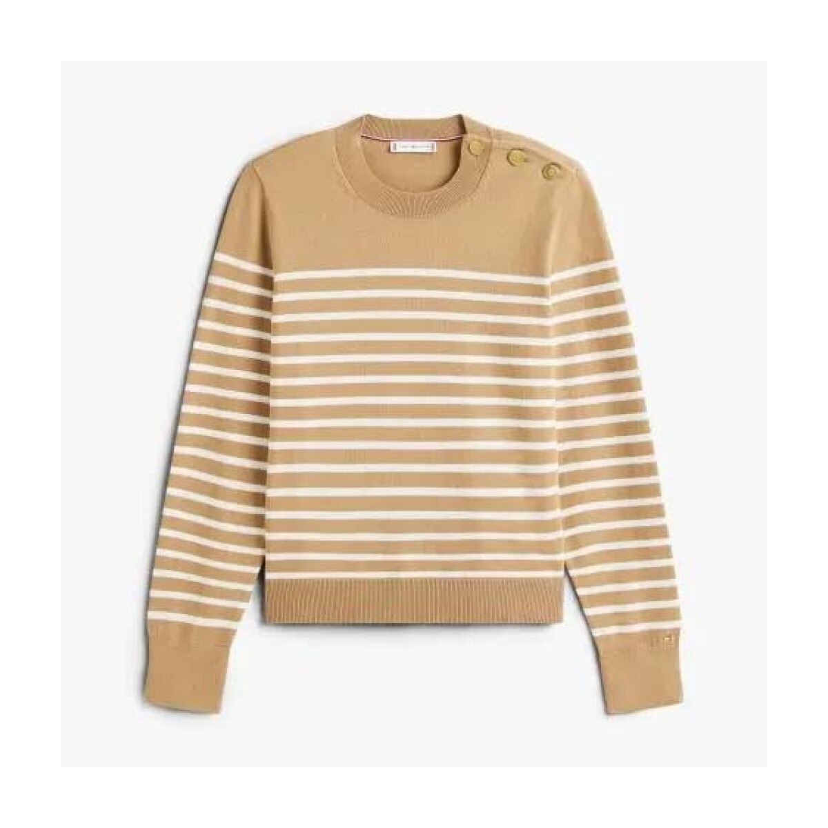 Πουλόβερ Tommy Hilfiger CO JERSEY MID GG LS GOLD