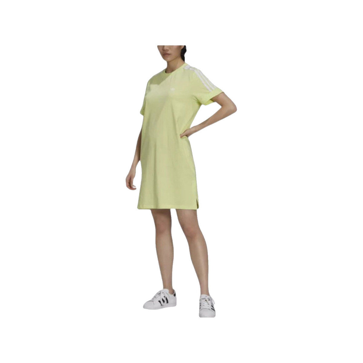 Κοντά Φορέματα adidas Robe Tee Dress 100 % coton