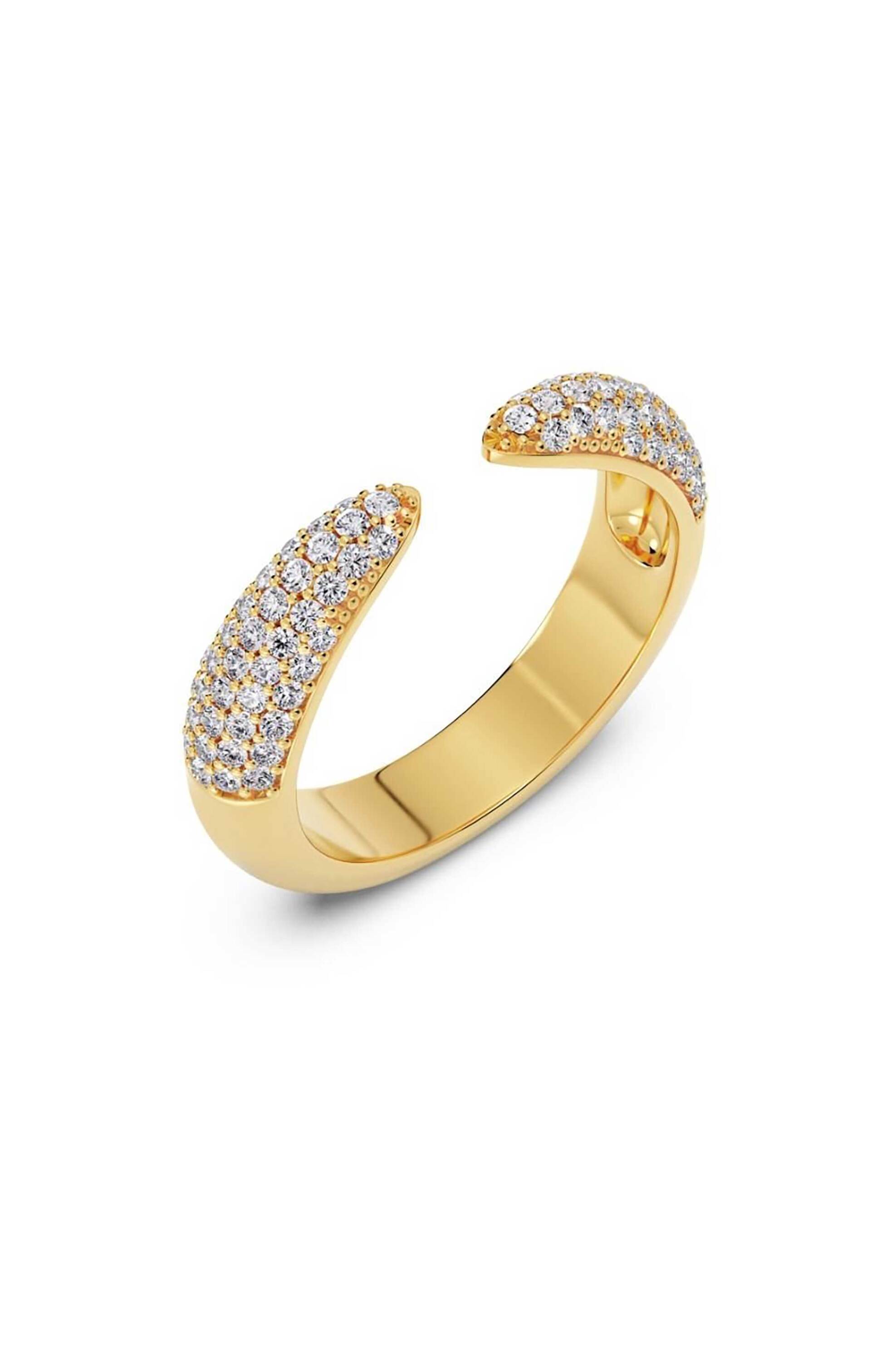 EDBLAD γυναικείο δαχτυλίδι "Crest Pavé Gold" (M)